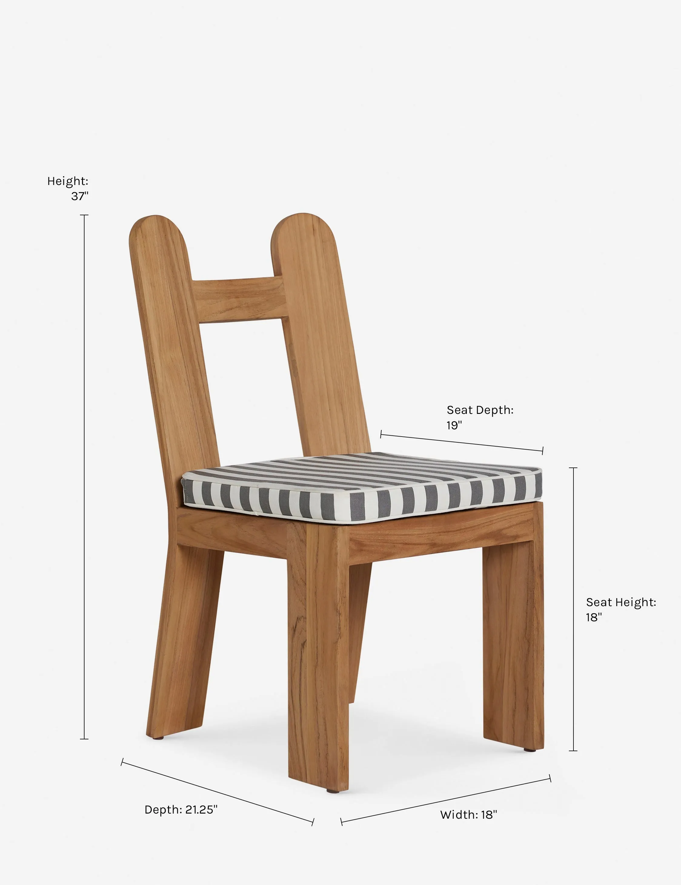 Abbot Outdoor Dining Chair by Sarah Sherman Samuel Lulu and Georgia