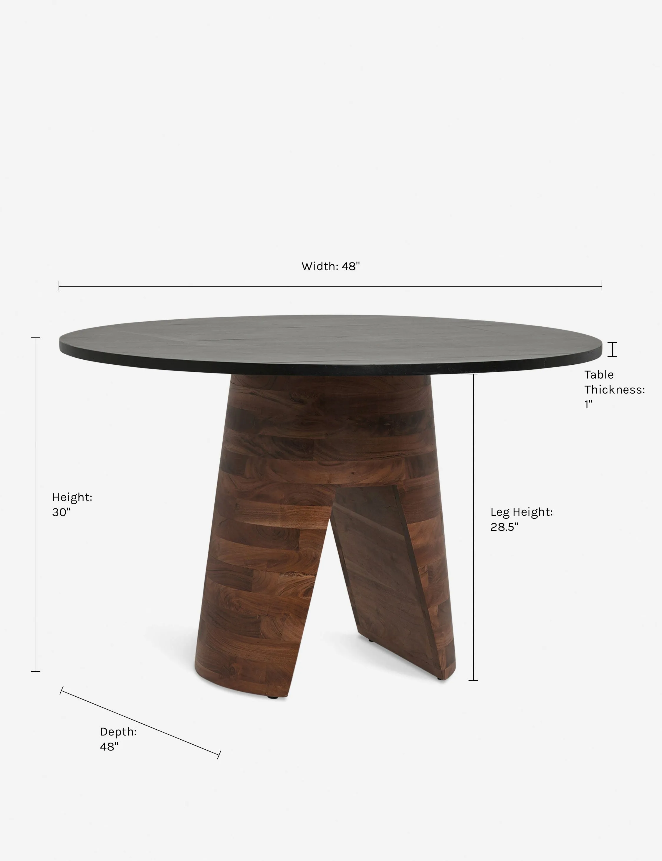 Adler Round Dining Table Lulu and Georgia