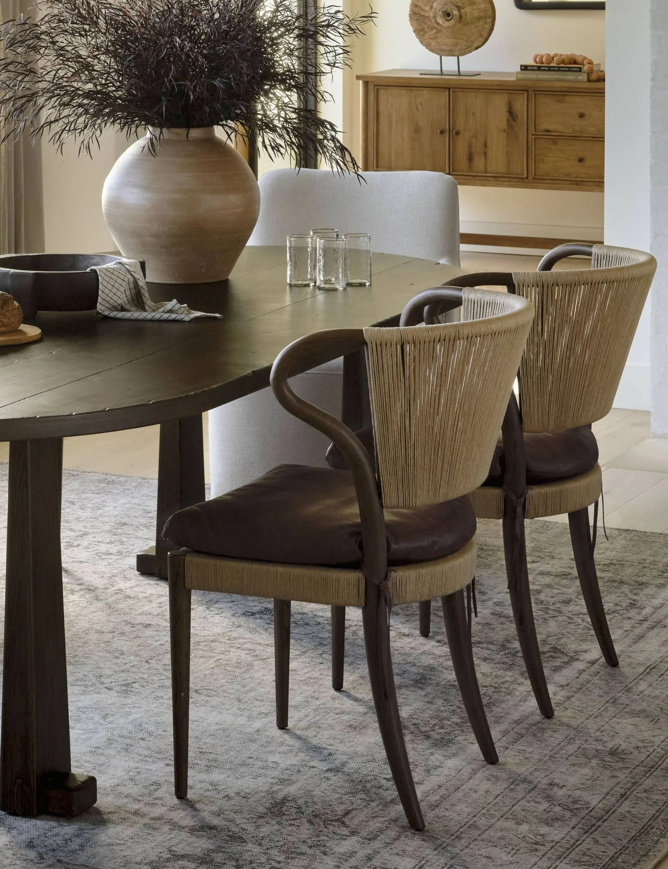 Amira Dining Chair by Amber Lewis x Four Hands Lulu and Georgia