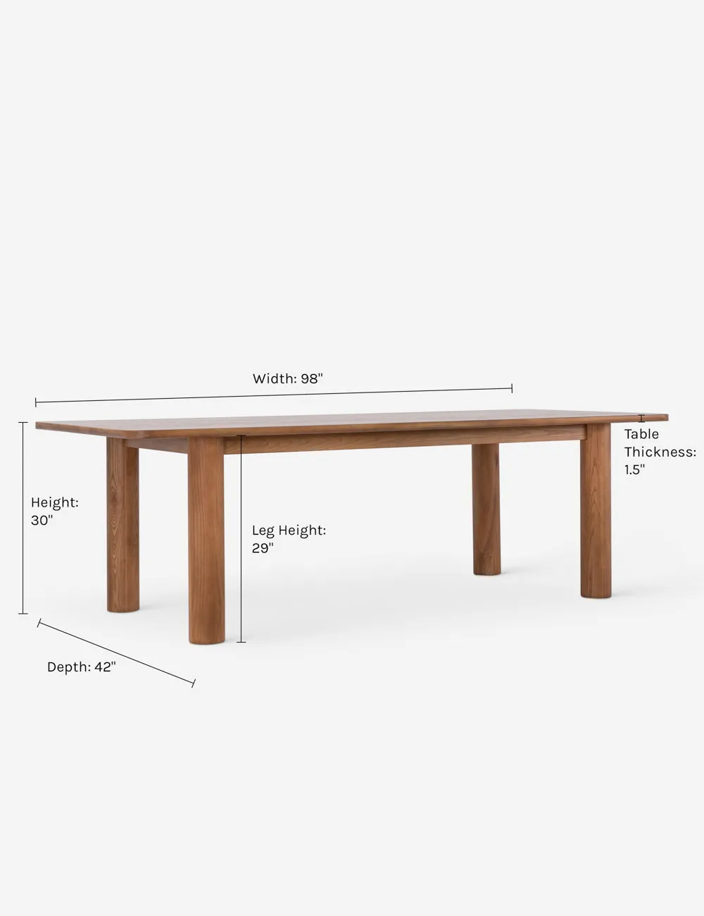 Arc Dining Table by Sun at Six Lulu and Georgia