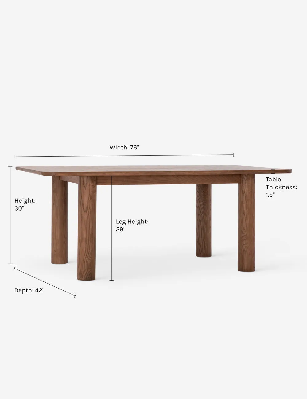 Arc Dining Table by Sun at Six Lulu and Georgia