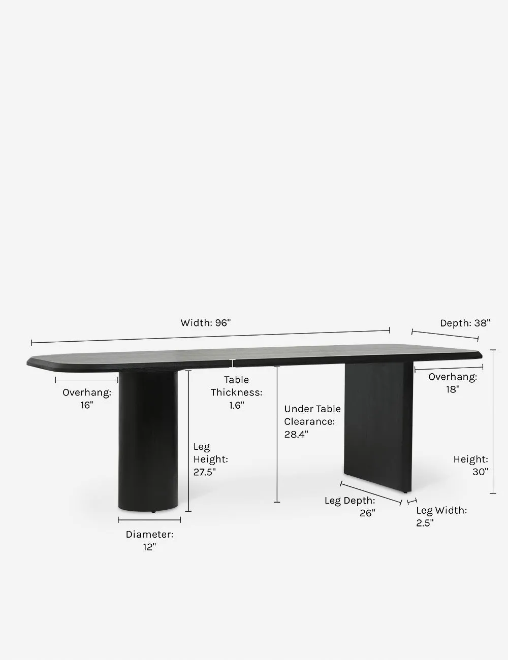 Archer Dining Table by Sarah Sherman Samuel Lulu and Georgia