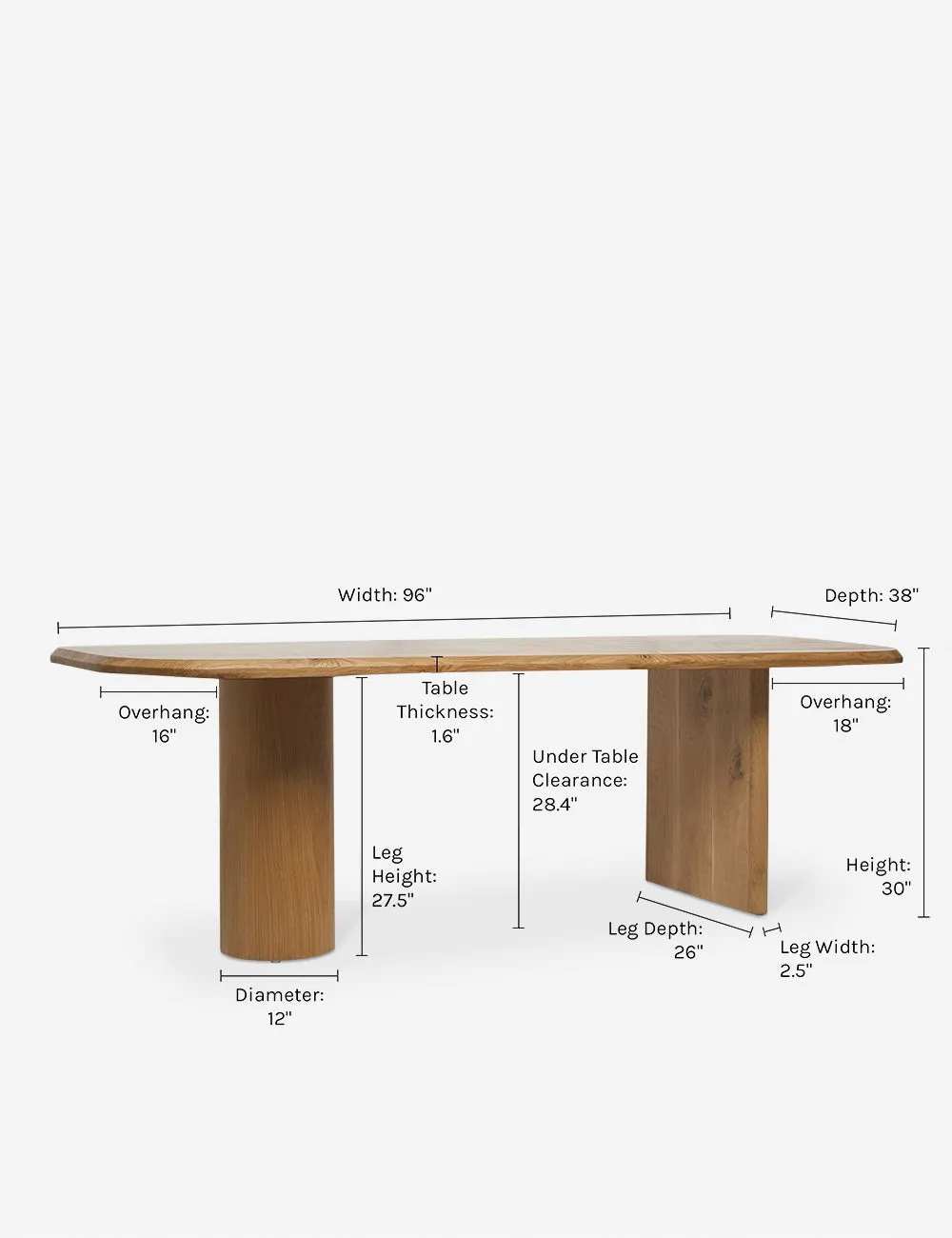 Archer Dining Table by Sarah Sherman Samuel Lulu and Georgia