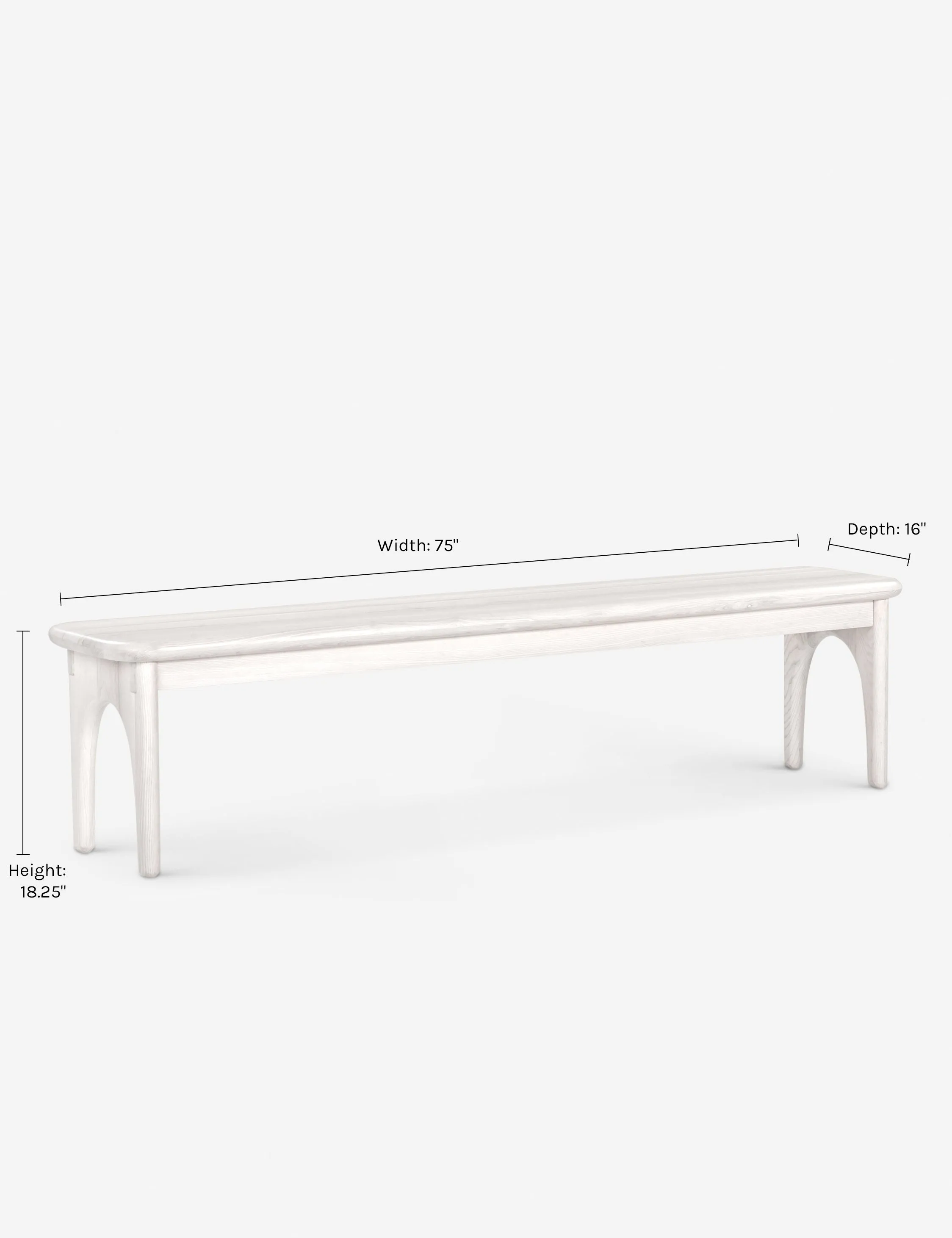 Ashford Dining Bench Lulu and Georgia