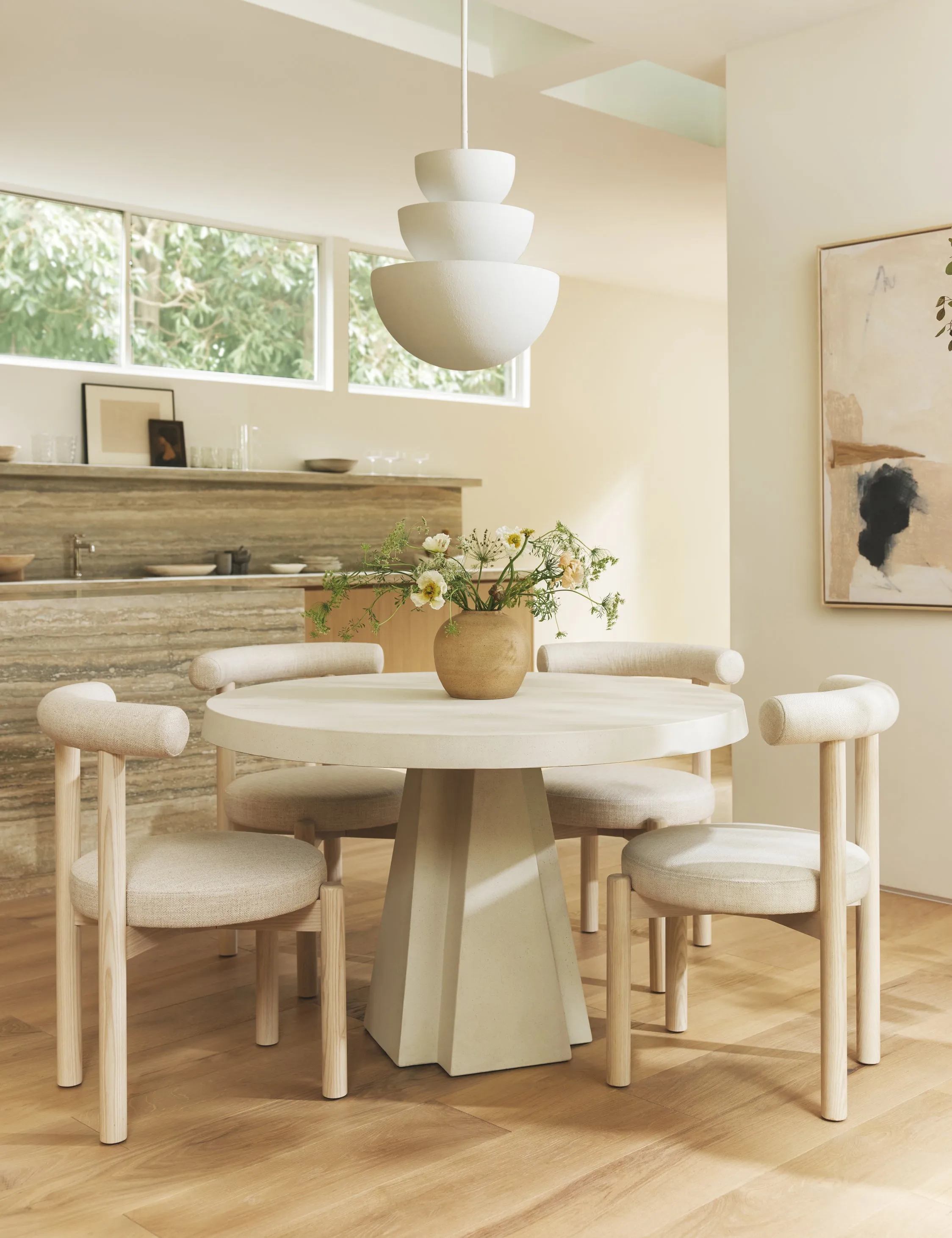 Avila Indoor / Outdoor Round Dining Table Lulu and Georgia