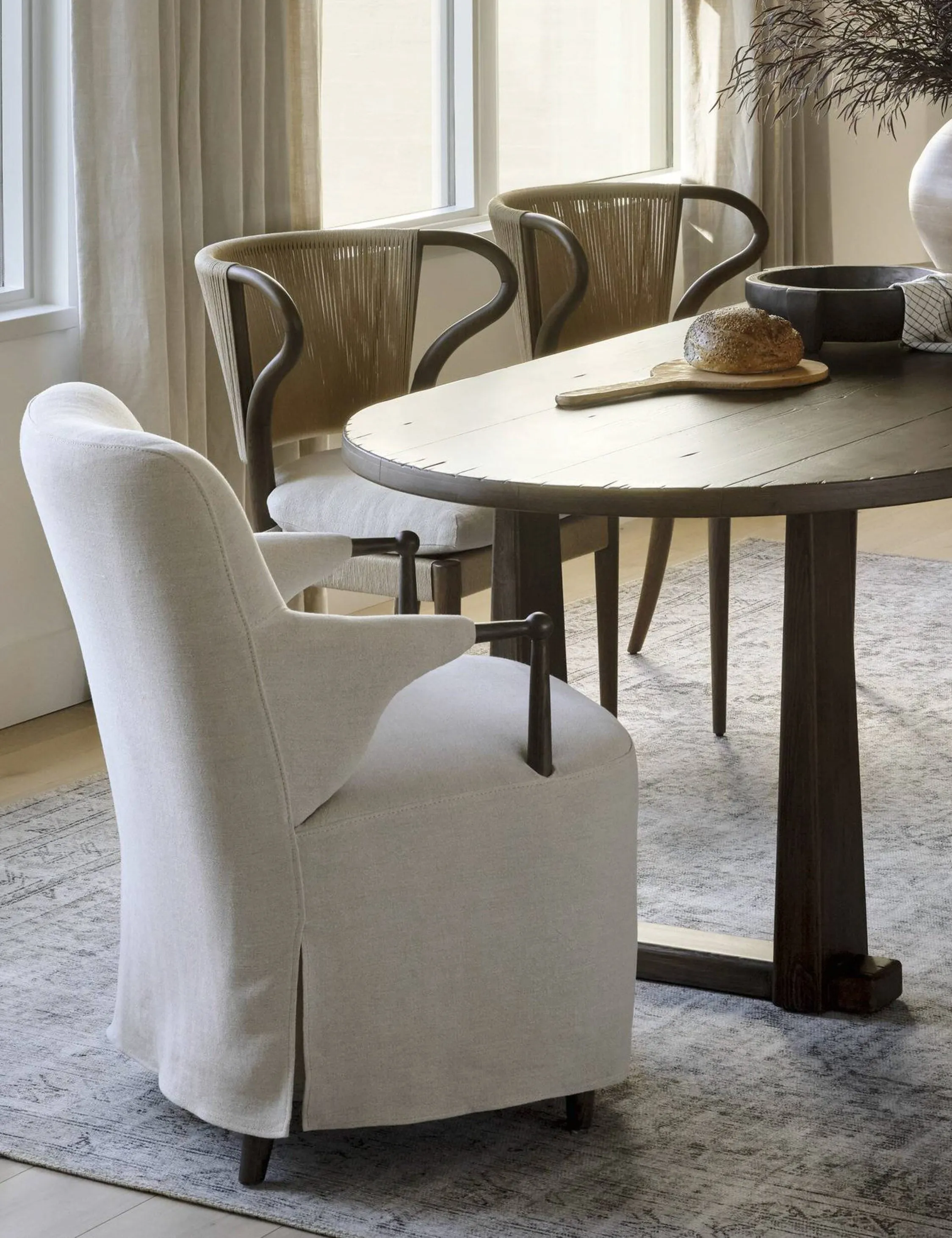 Ayla Dining Table by Amber Lewis x Four Hands Lulu and Georgia