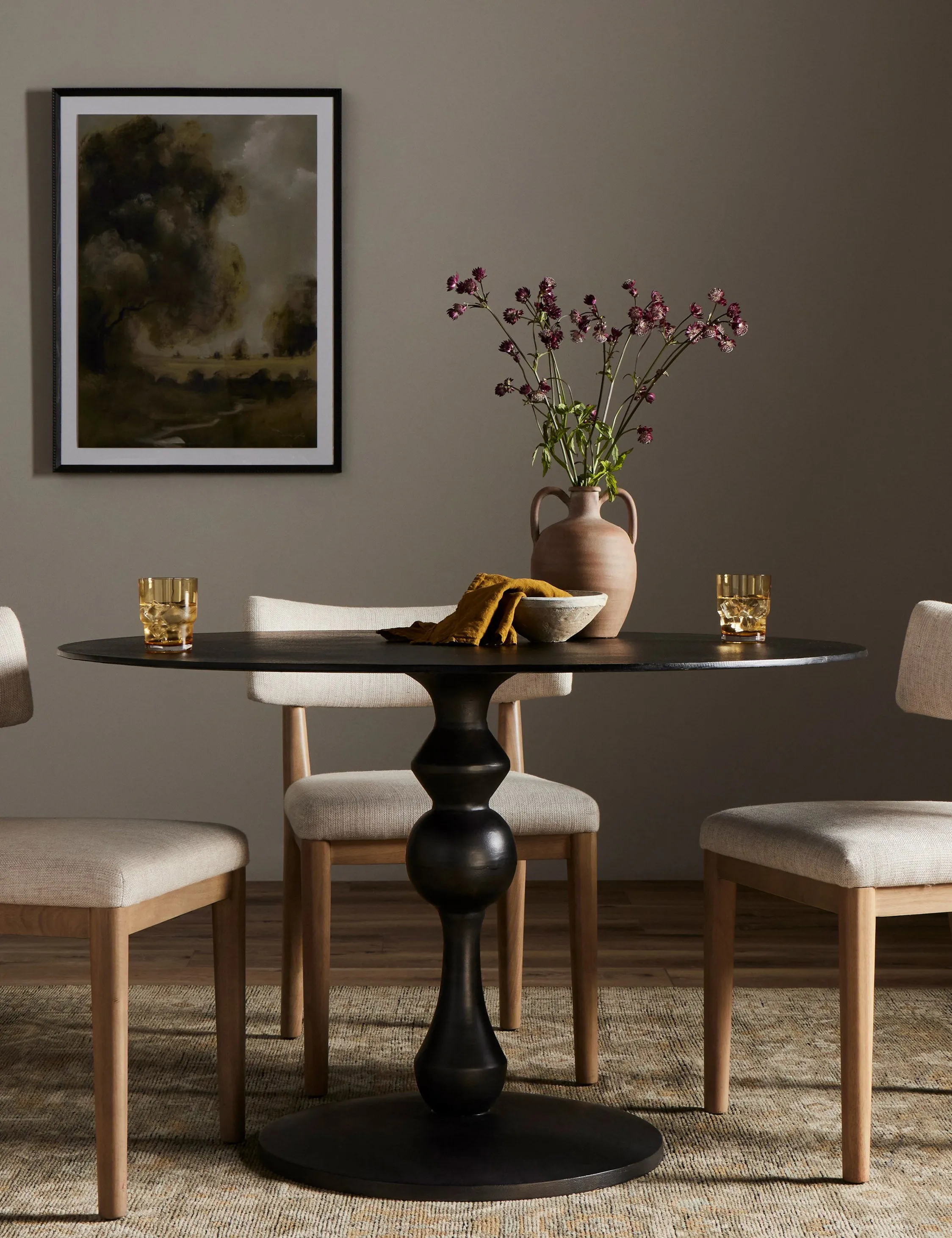 Barre Round Dining Table Lulu and Georgia
