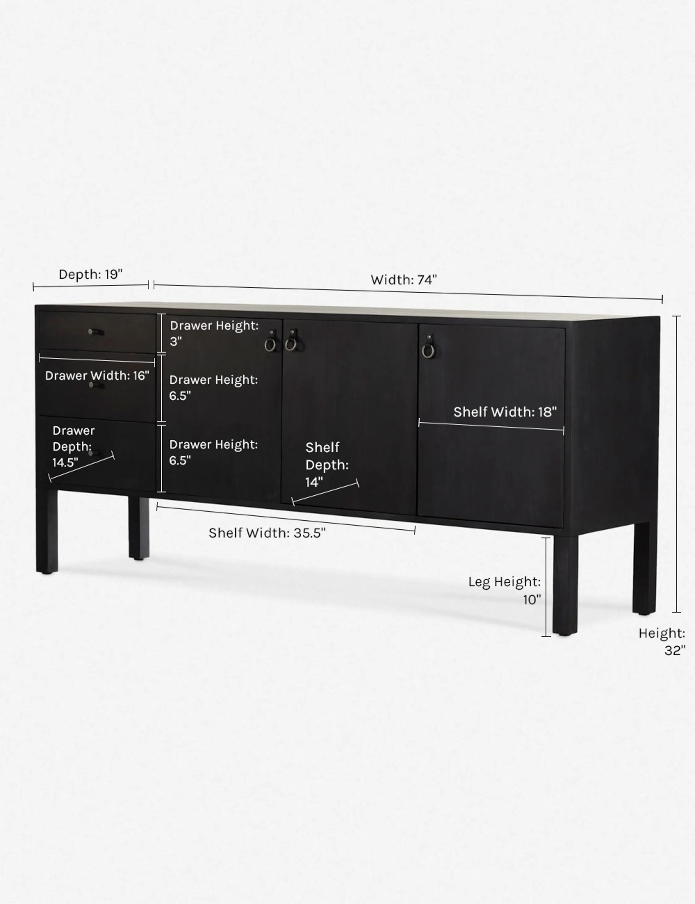 Beckett Sideboard Lulu and Georgia
