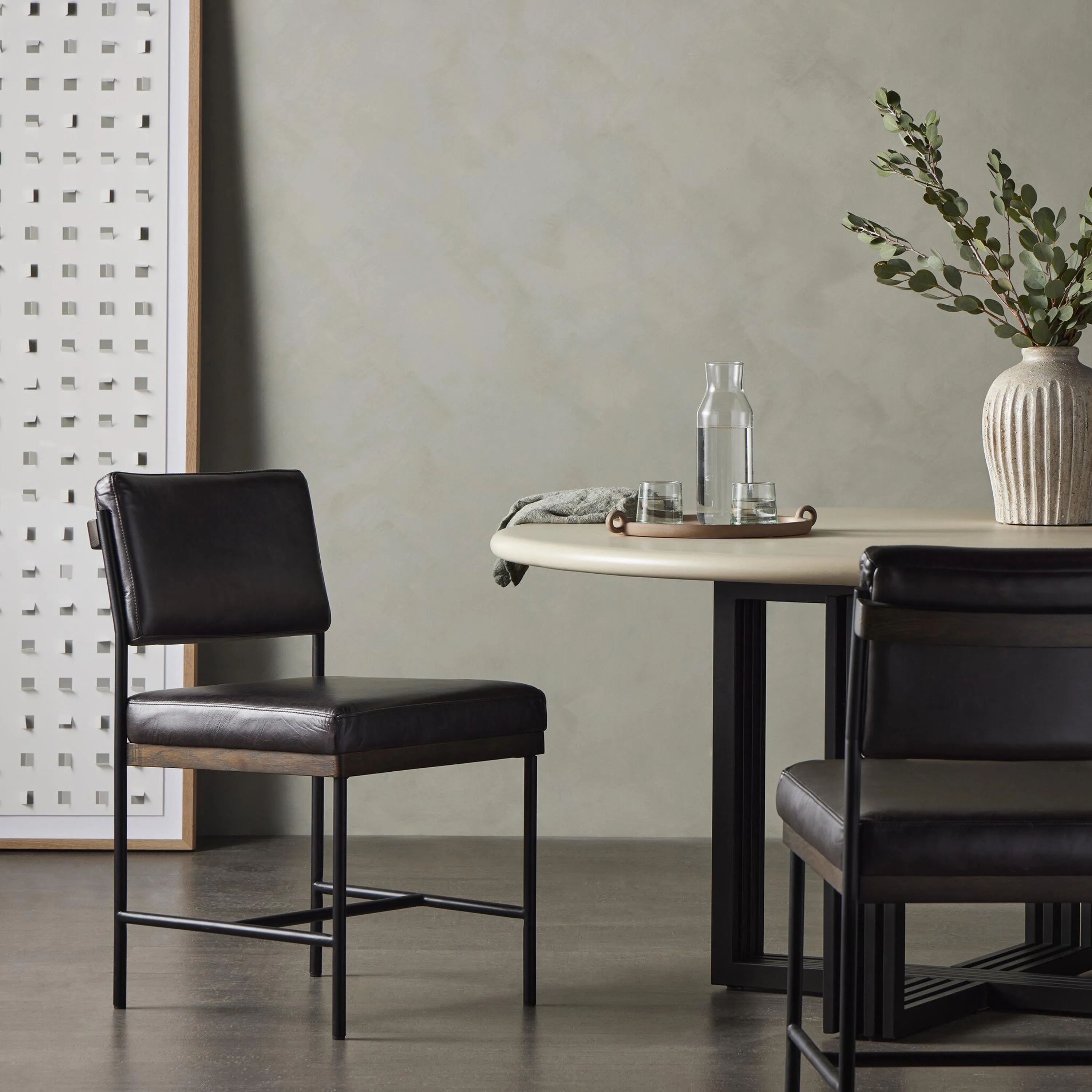 Benton Leather Dining Chair