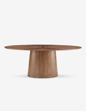 Beth Oval Dining Table, Brown Lulu and Georgia