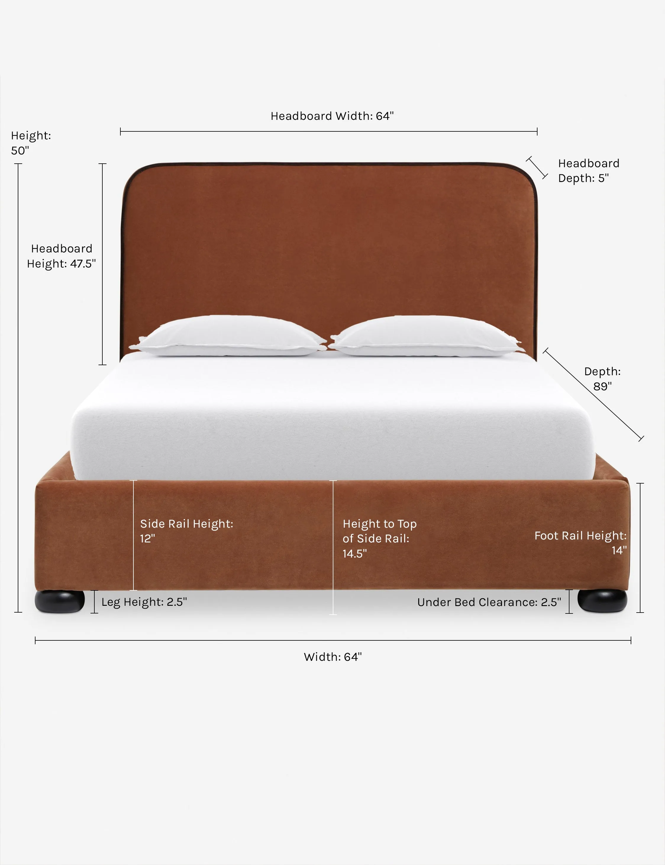 Bishop Platform Bed Lulu and Georgia