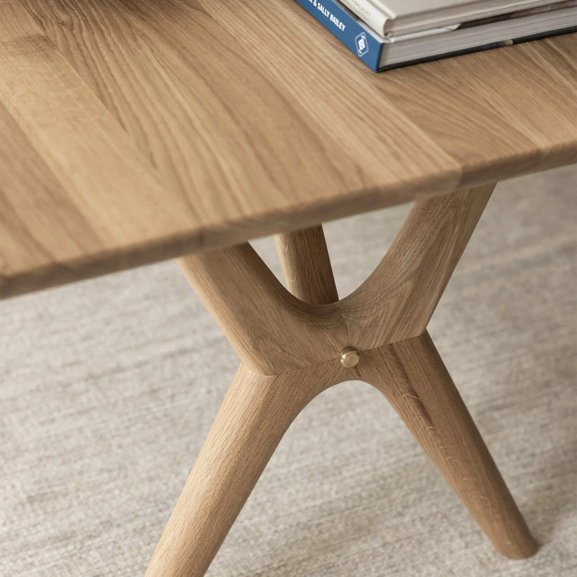 Bjorn - Coffee Table With Brass Detail