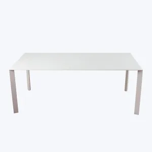 Blanc Glass Dining Table