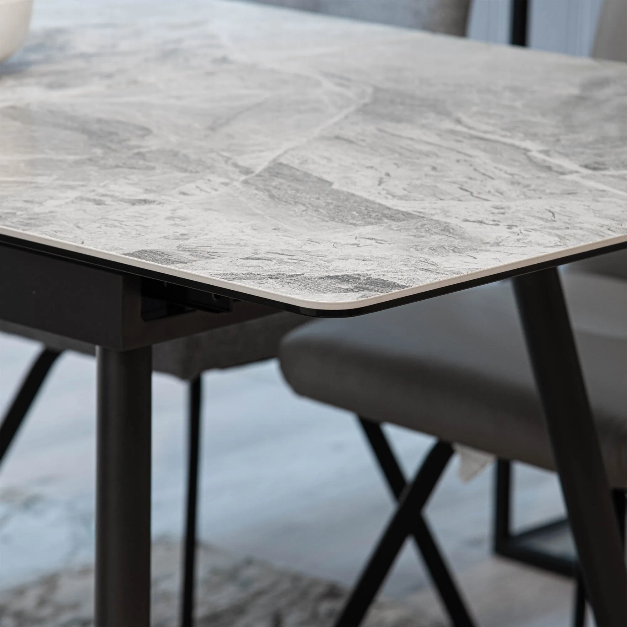 Callisto - 130cm Extending Dining Table With Ceramic Top