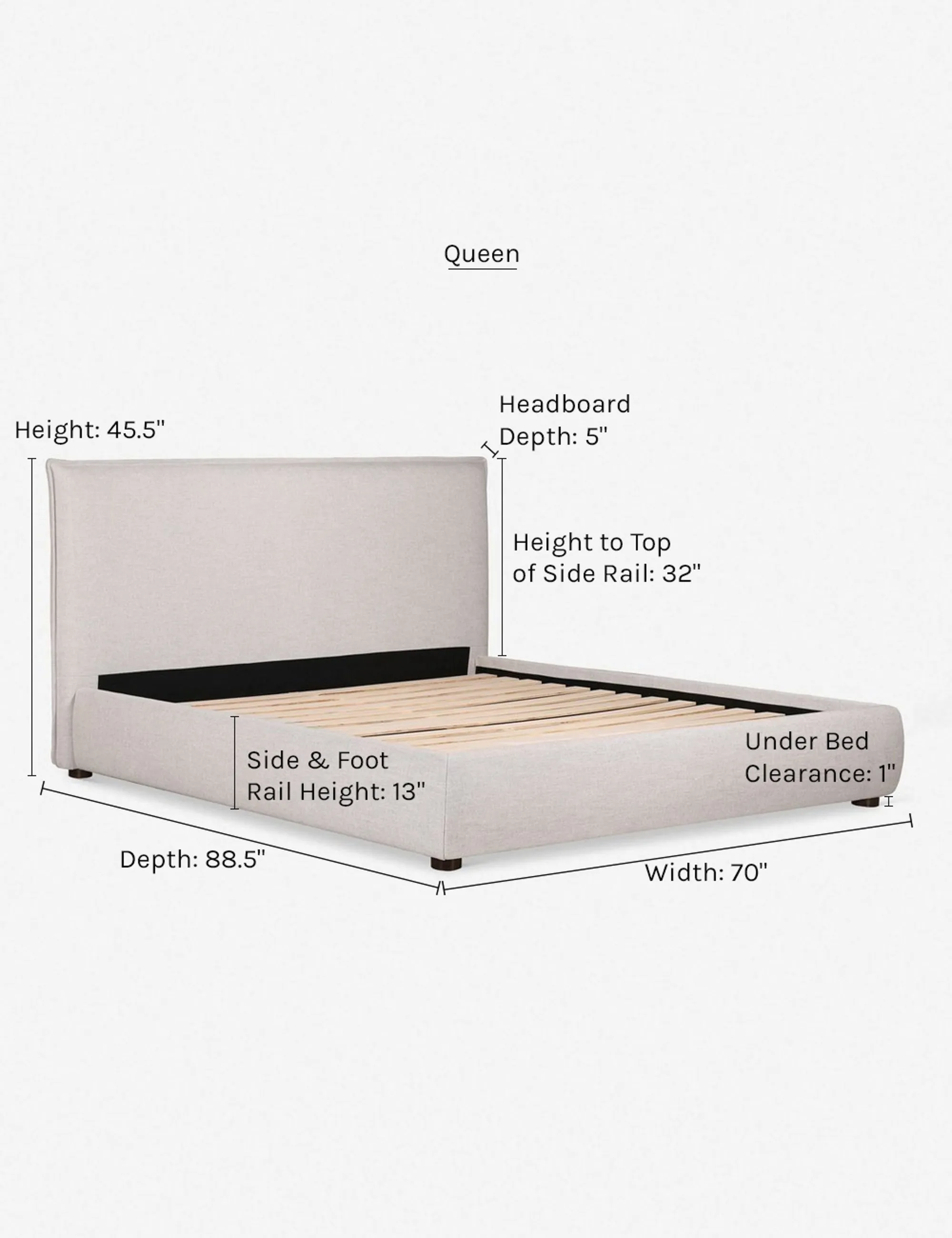 Cambria Platform Bed Lulu and Georgia