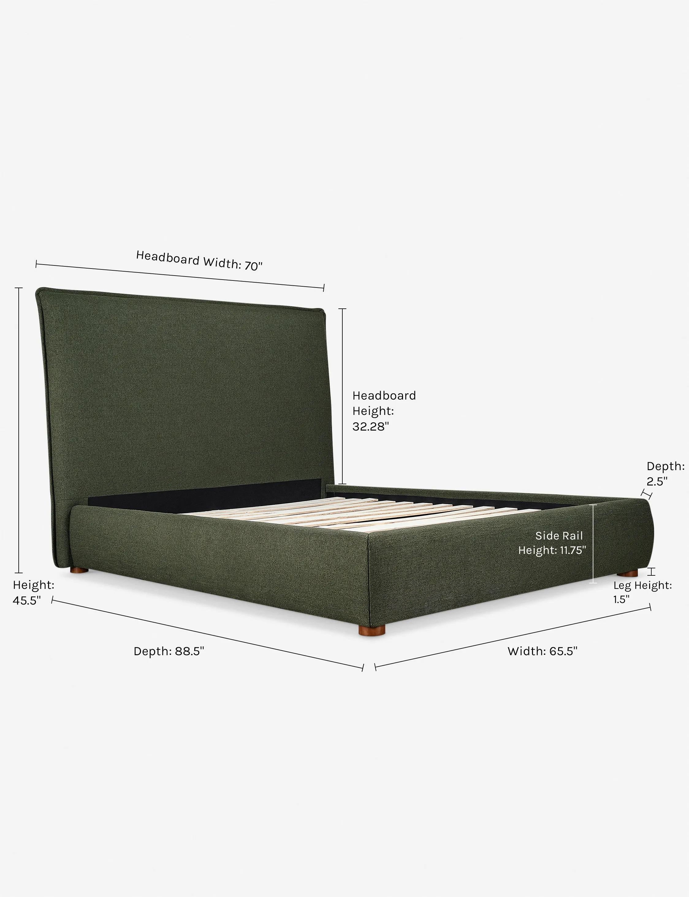 Cambria Platform Bed Lulu and Georgia