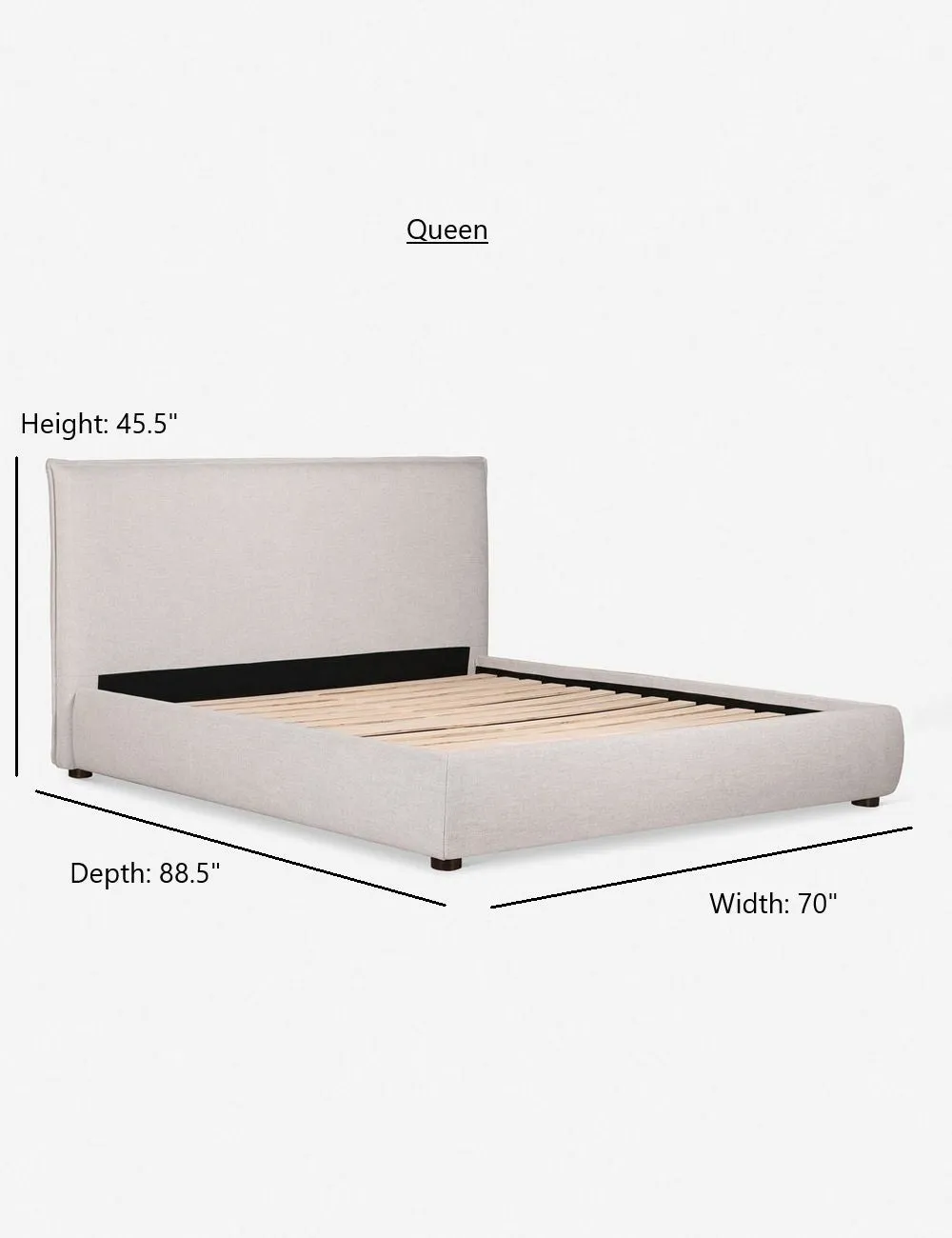 Cambria Platform Bed Lulu and Georgia