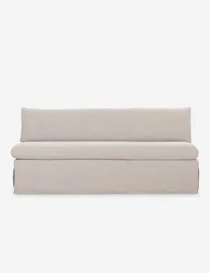 Carmella Slipcover Dining Bench Lulu and Georgia