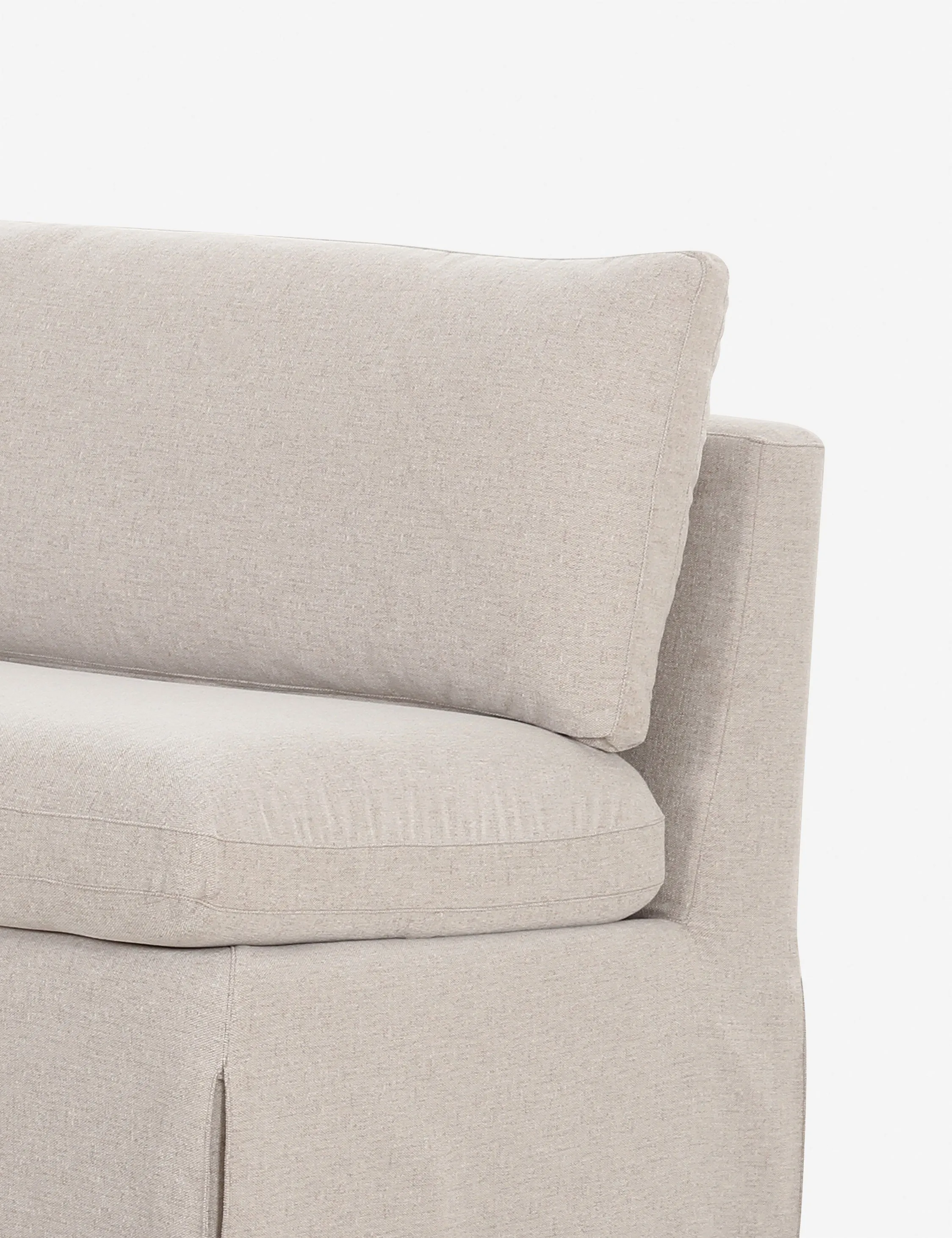 Carmella Slipcover Dining Bench Lulu and Georgia