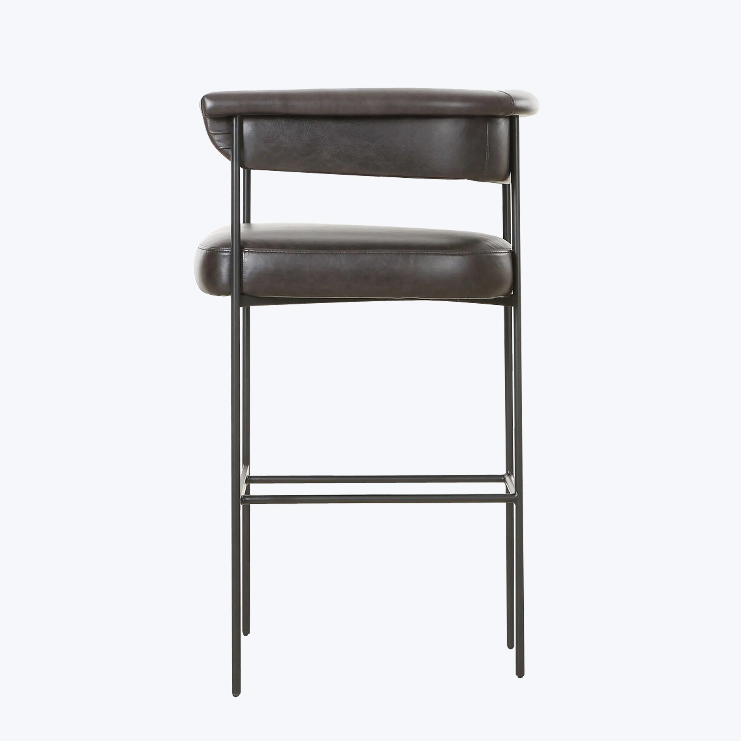 Carrie Leather Bar Stool