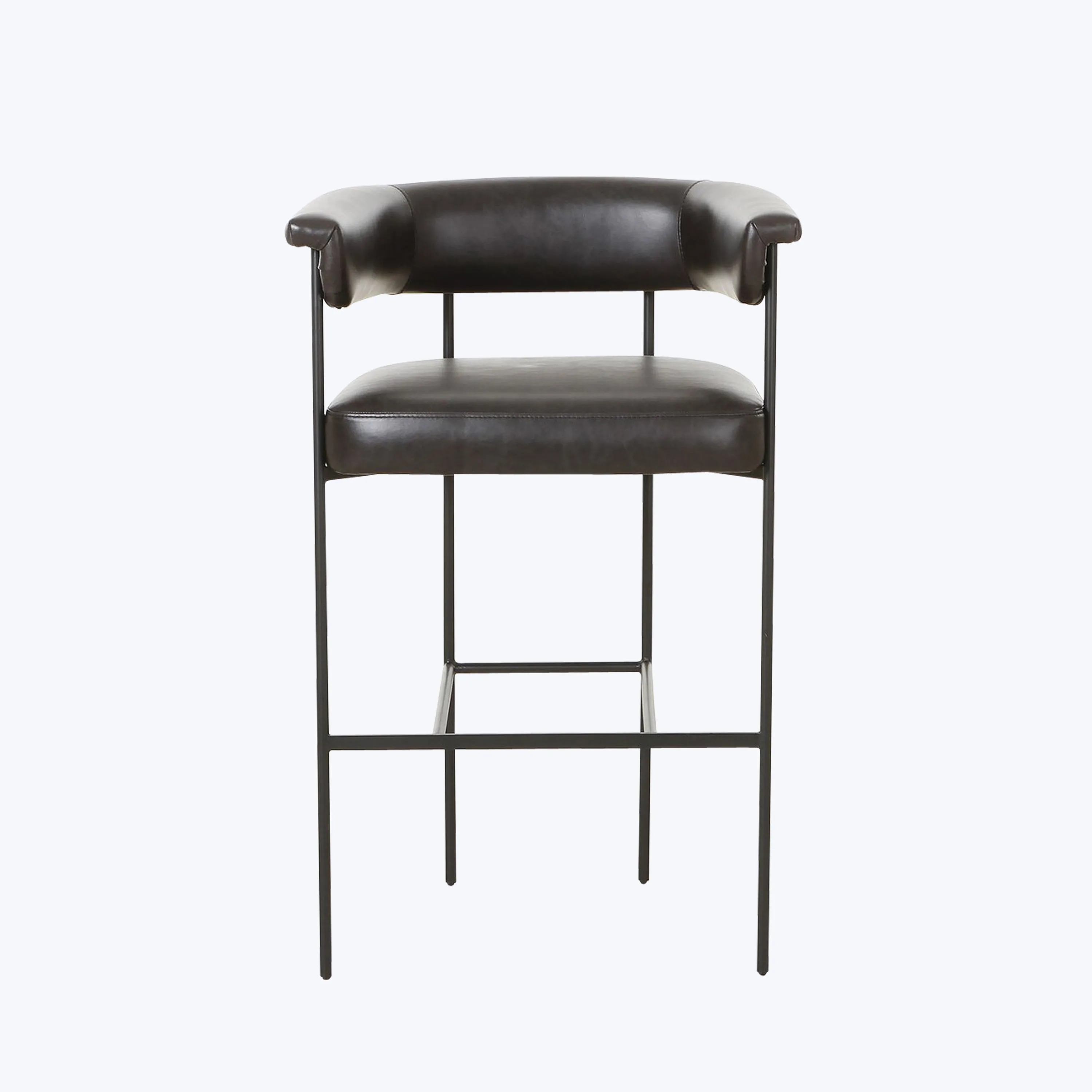 Carrie Leather Bar Stool