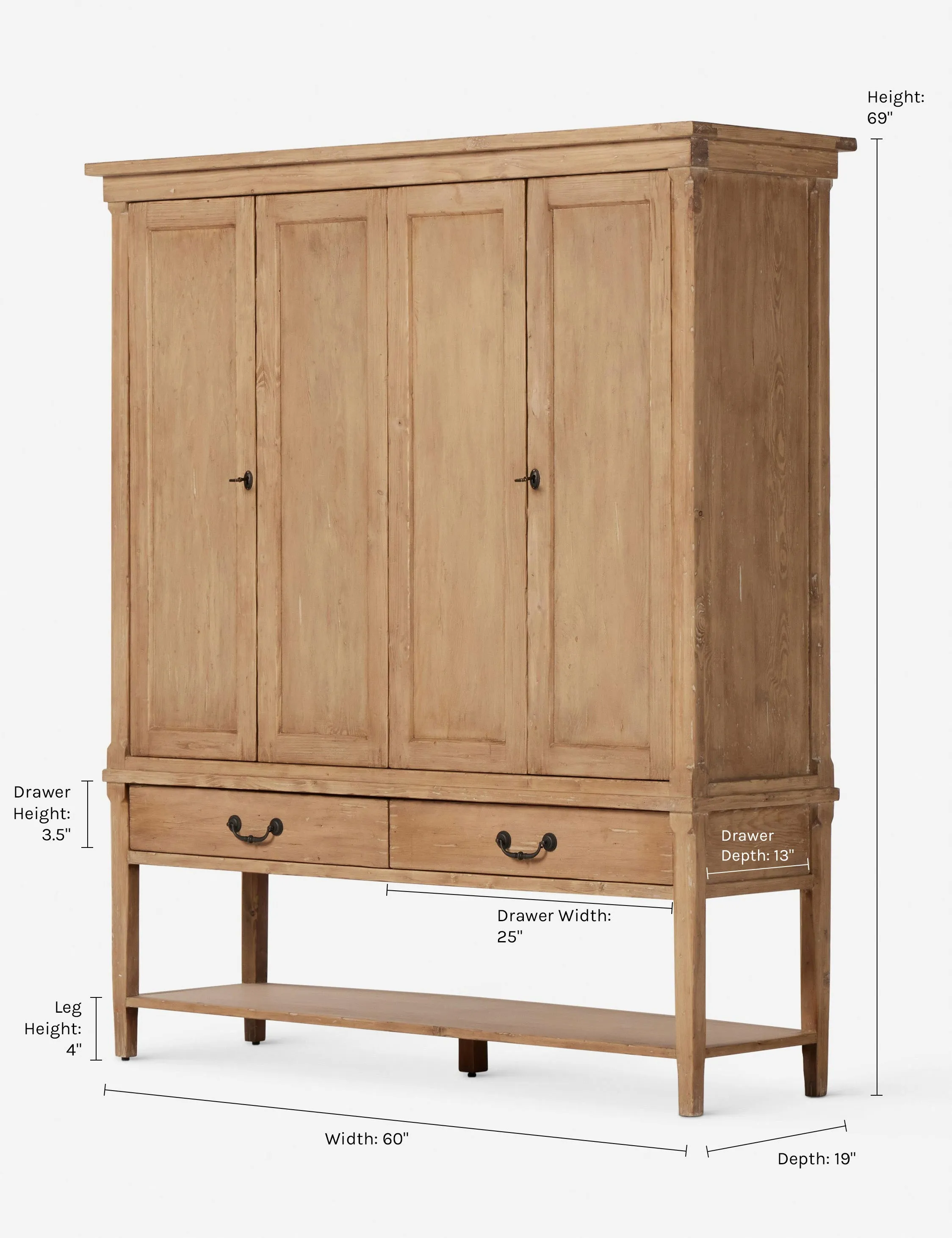 Chaperal Double Cabinet Lulu and Georgia