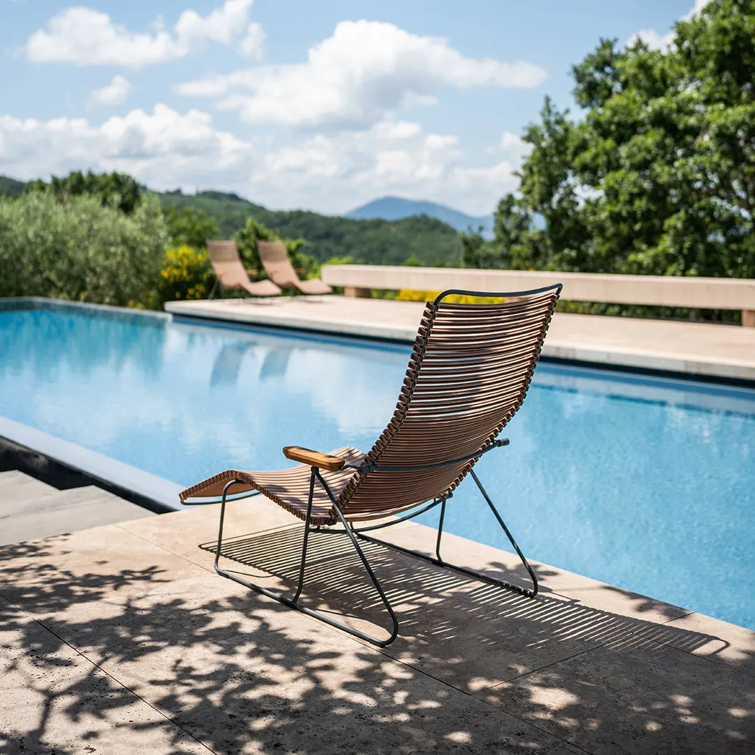 Click Outdoor Sunlounger