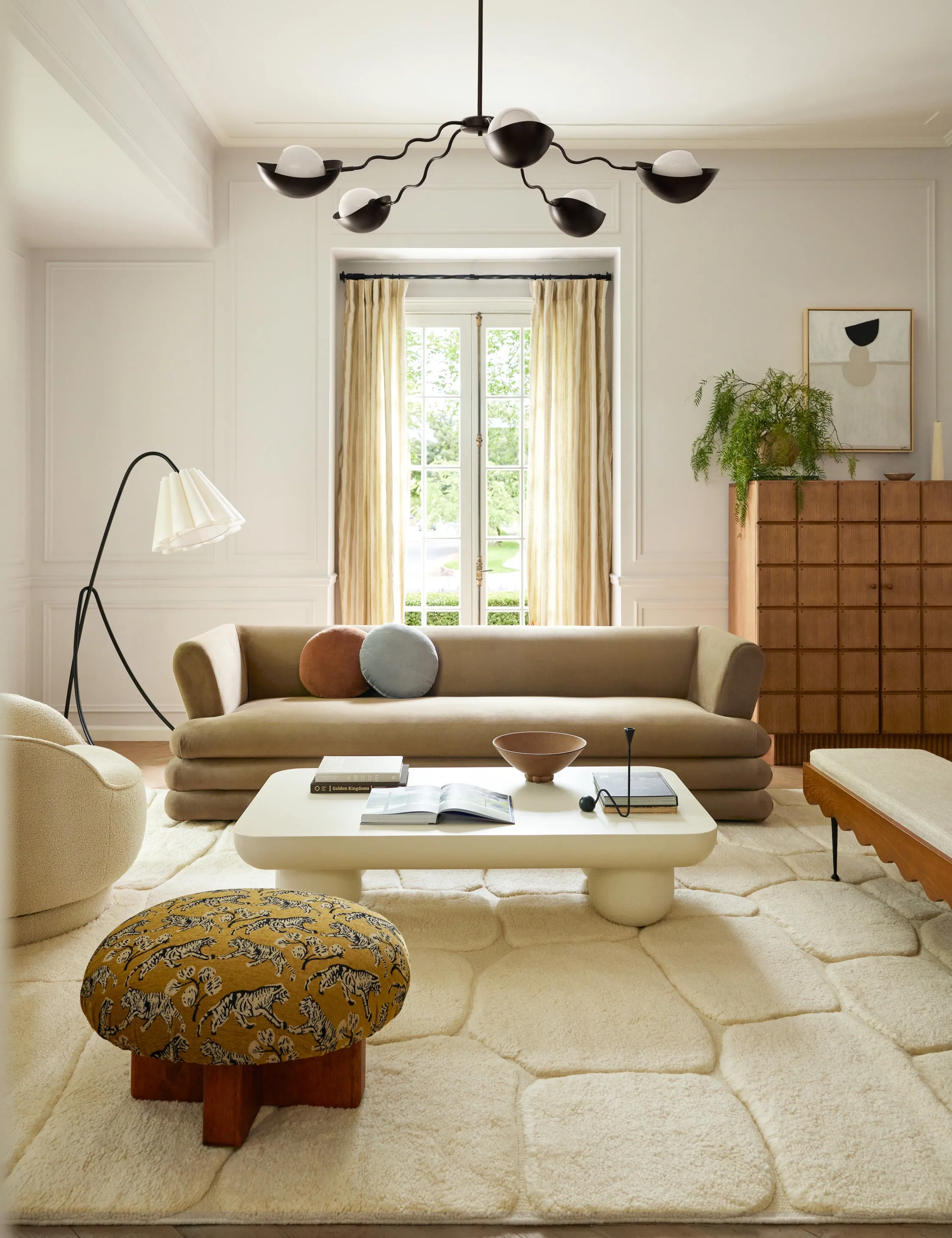 Clouded Rectangle Coffee Table by Sarah Sherman Samuel Lulu and Georgia