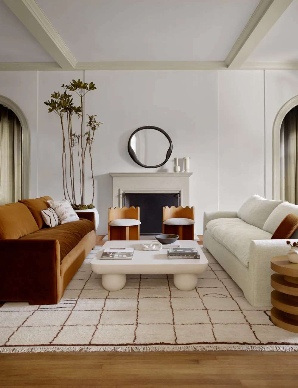 Clouded Square Coffee Table by Sarah Sherman Samuel Lulu and Georgia