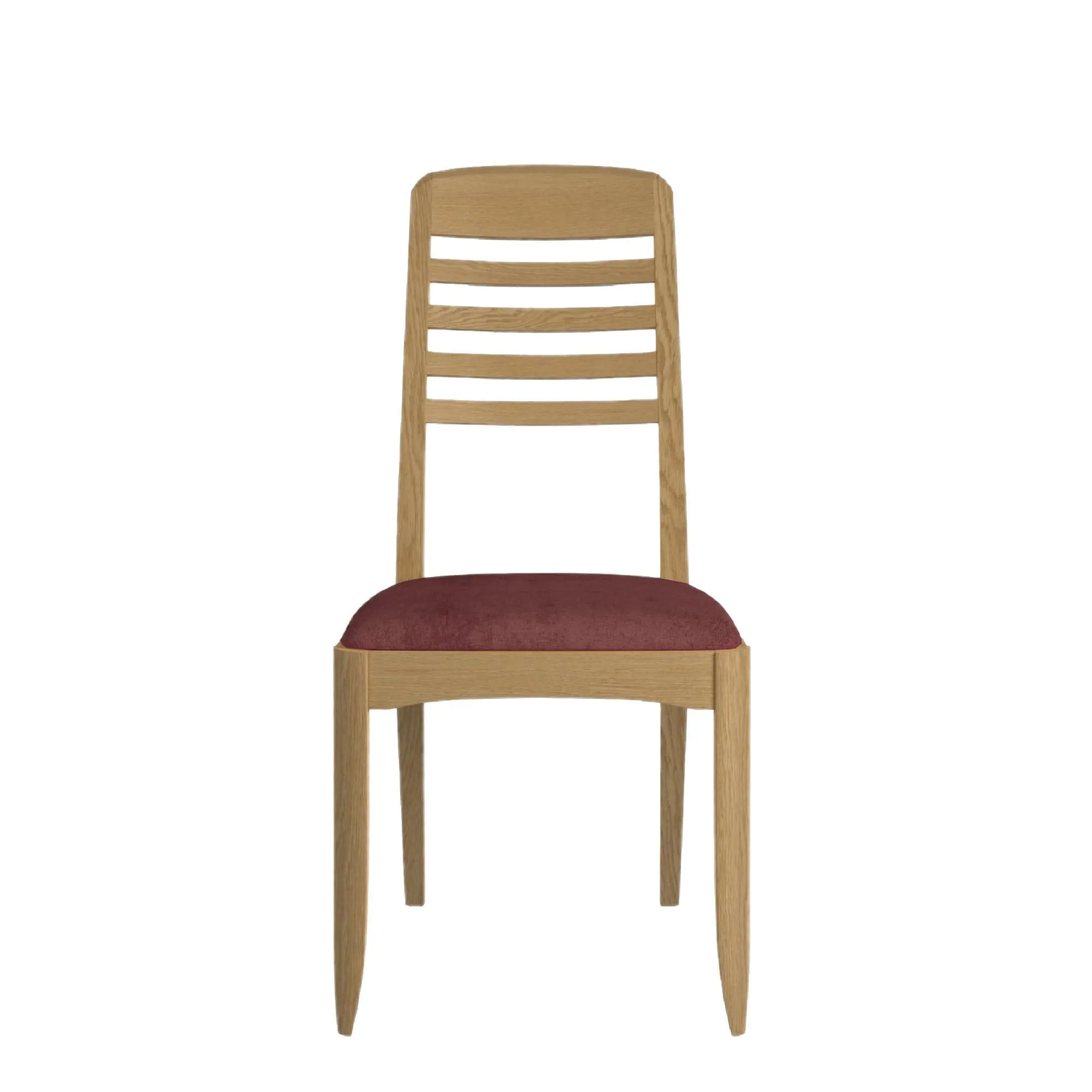 Contour - Ladder Back Dining Chair In Fabric