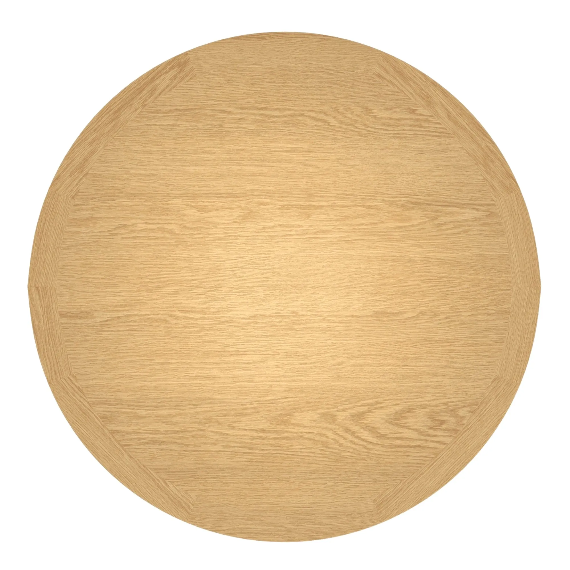 Contour - Round Extending Dining Table With Crown Top