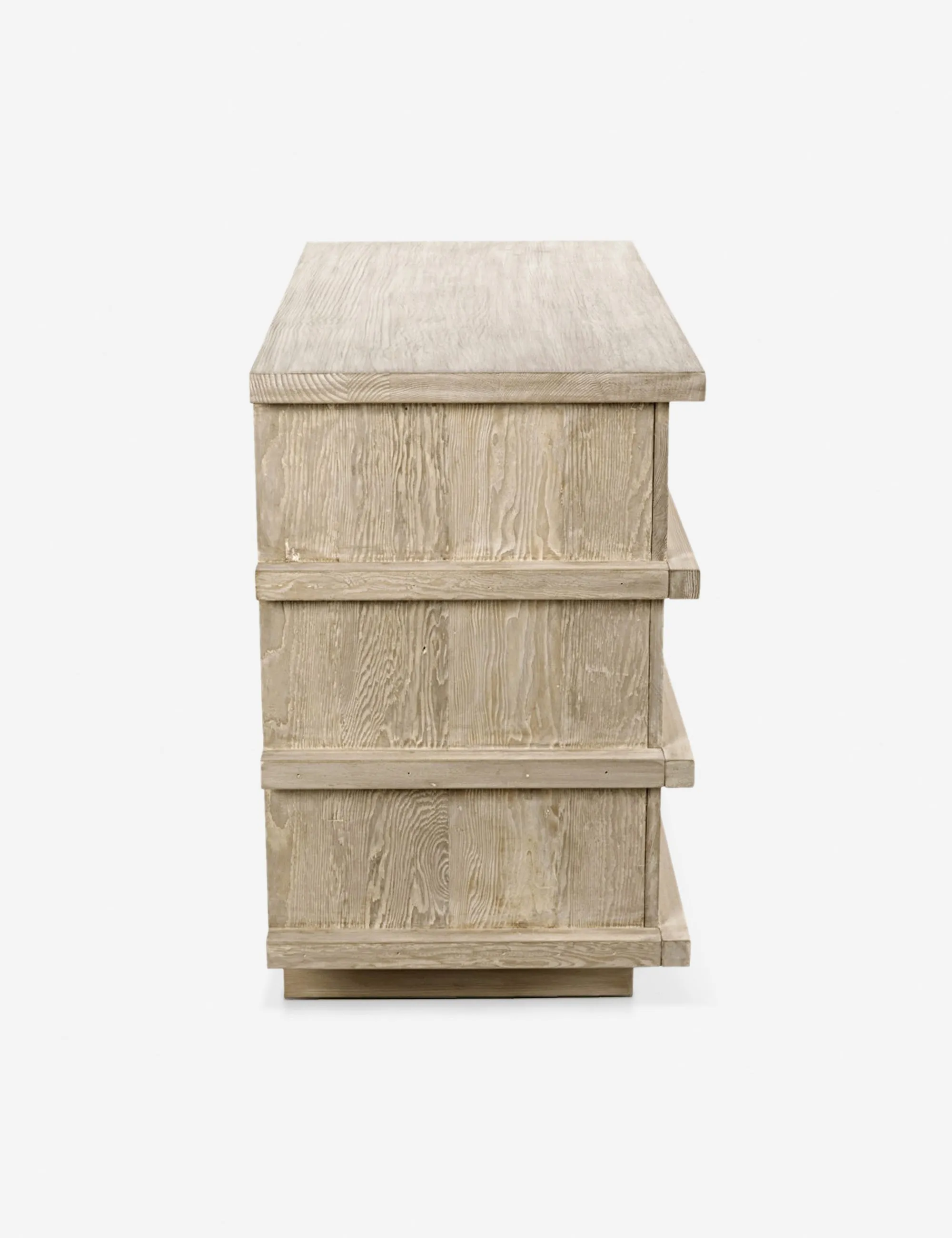 Corliss 3-Drawer Dresser, White Wash Lulu and Georgia
