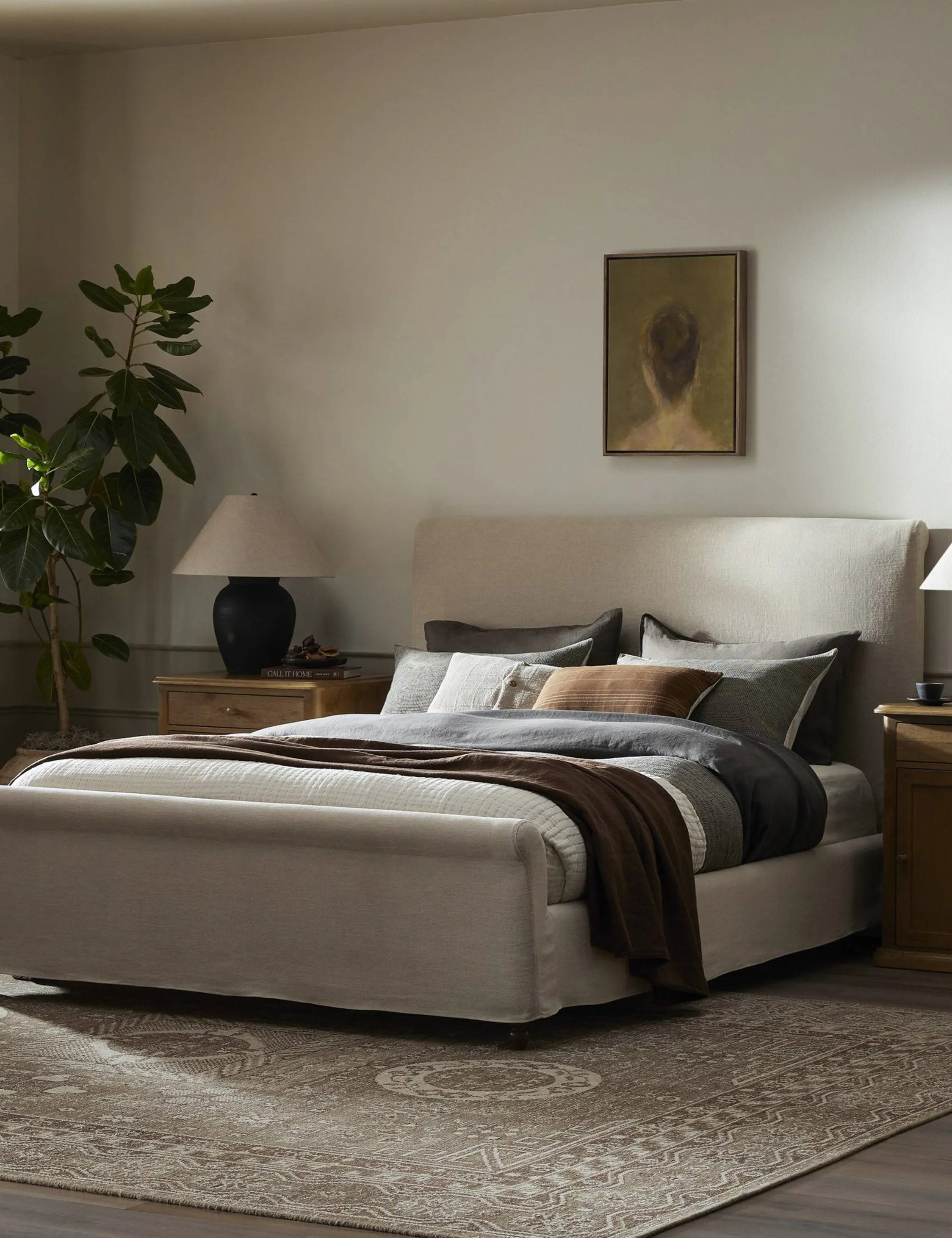 Dalia Slipcover Bed by Amber Lewis x Four Hands Lulu and Georgia