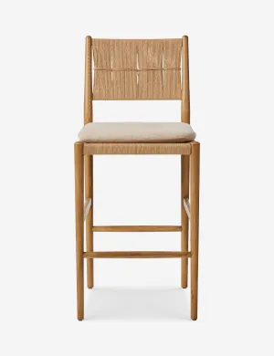 Dara Bar and Counter Stool by Amber Lewis x Four Hands Lulu and Georgia