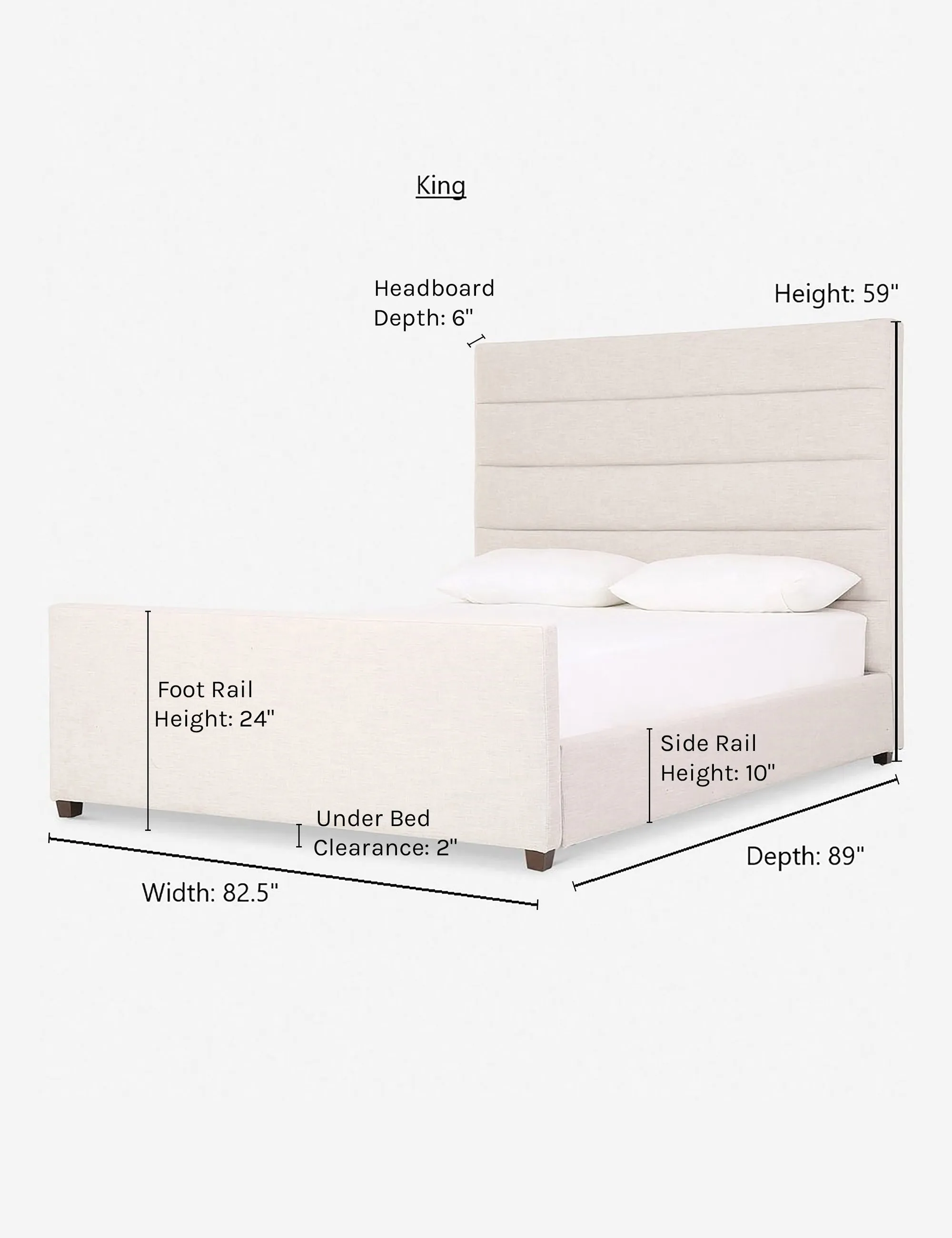 Delicia Platform Bed Lulu and Georgia