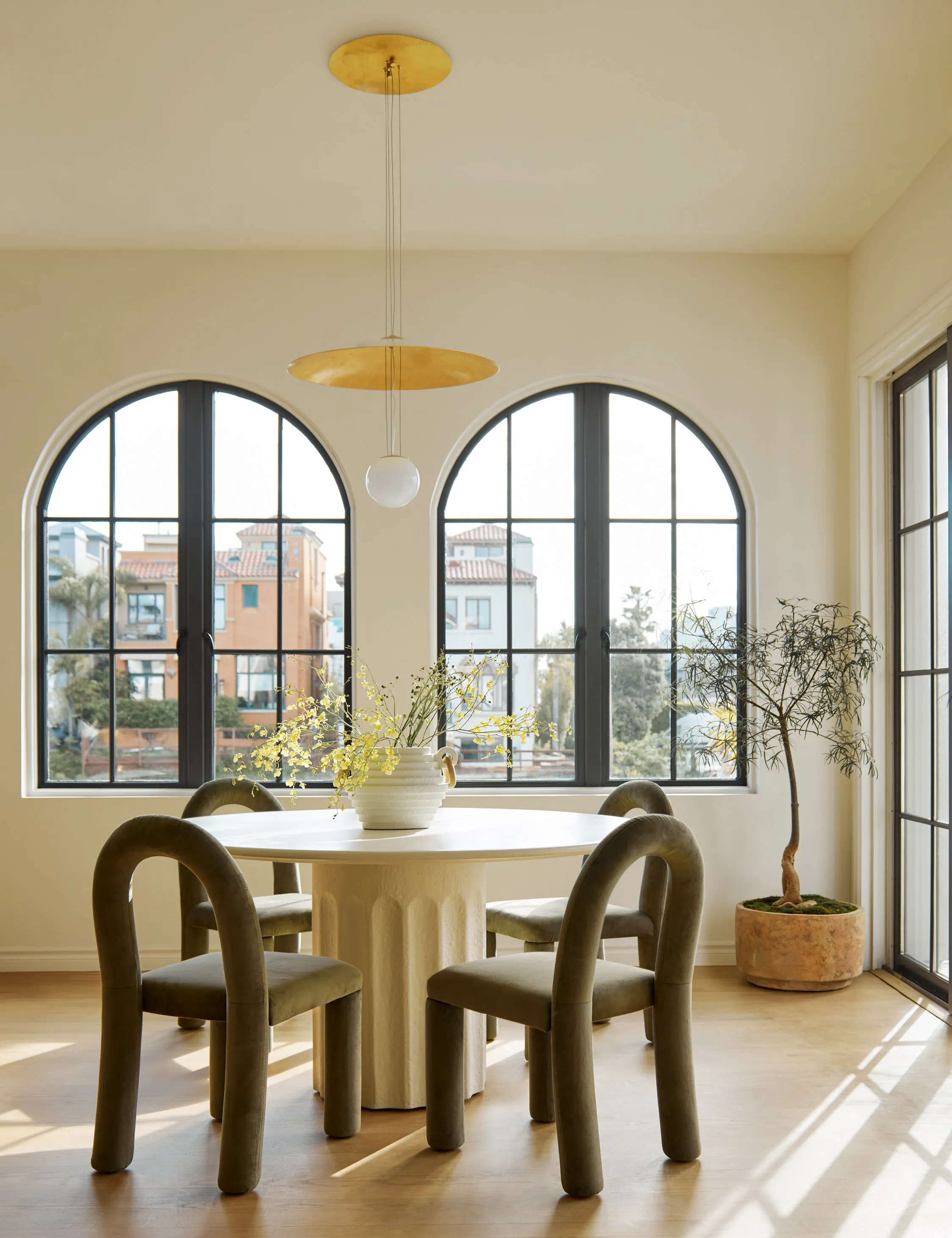 Doric Round Dining Table by Sarah Sherman Samuel Lulu and Georgia