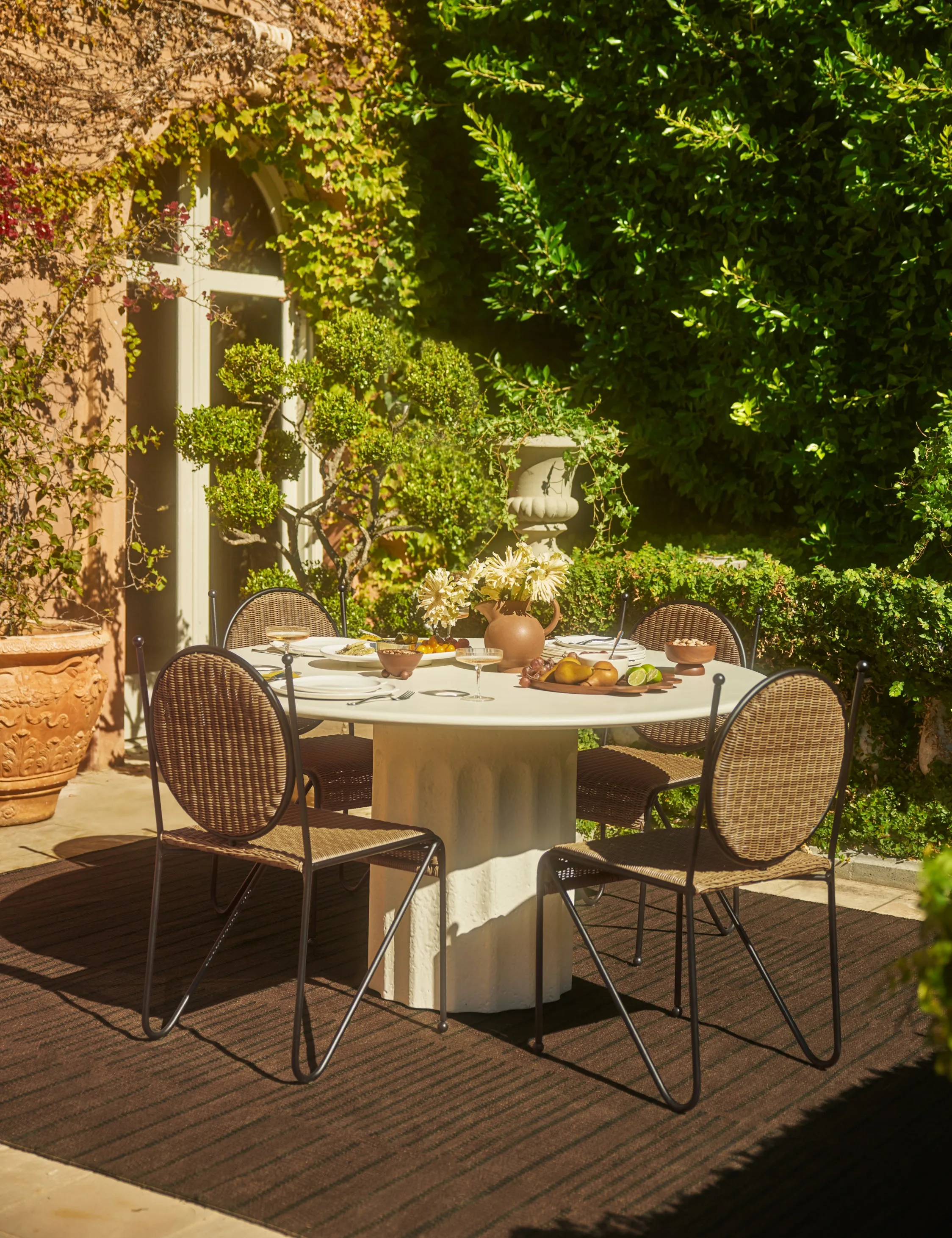 Doric Round Dining Table by Sarah Sherman Samuel Lulu and Georgia