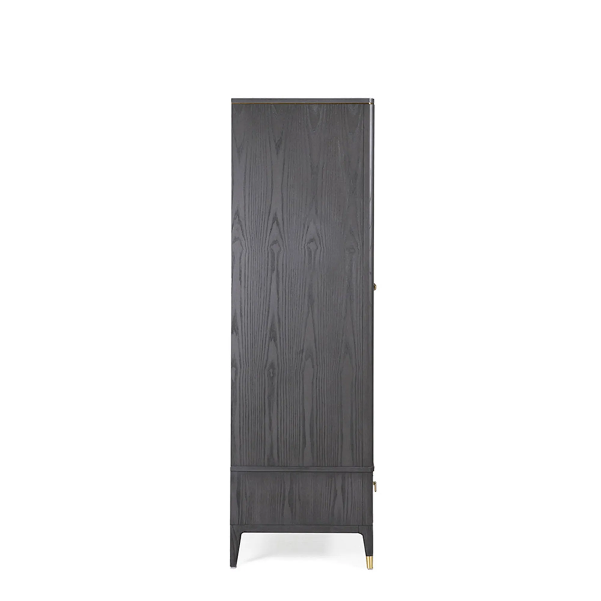 Dynasty - 2 Door 2 Drawer Combi Wardrobe In Ebony Finish