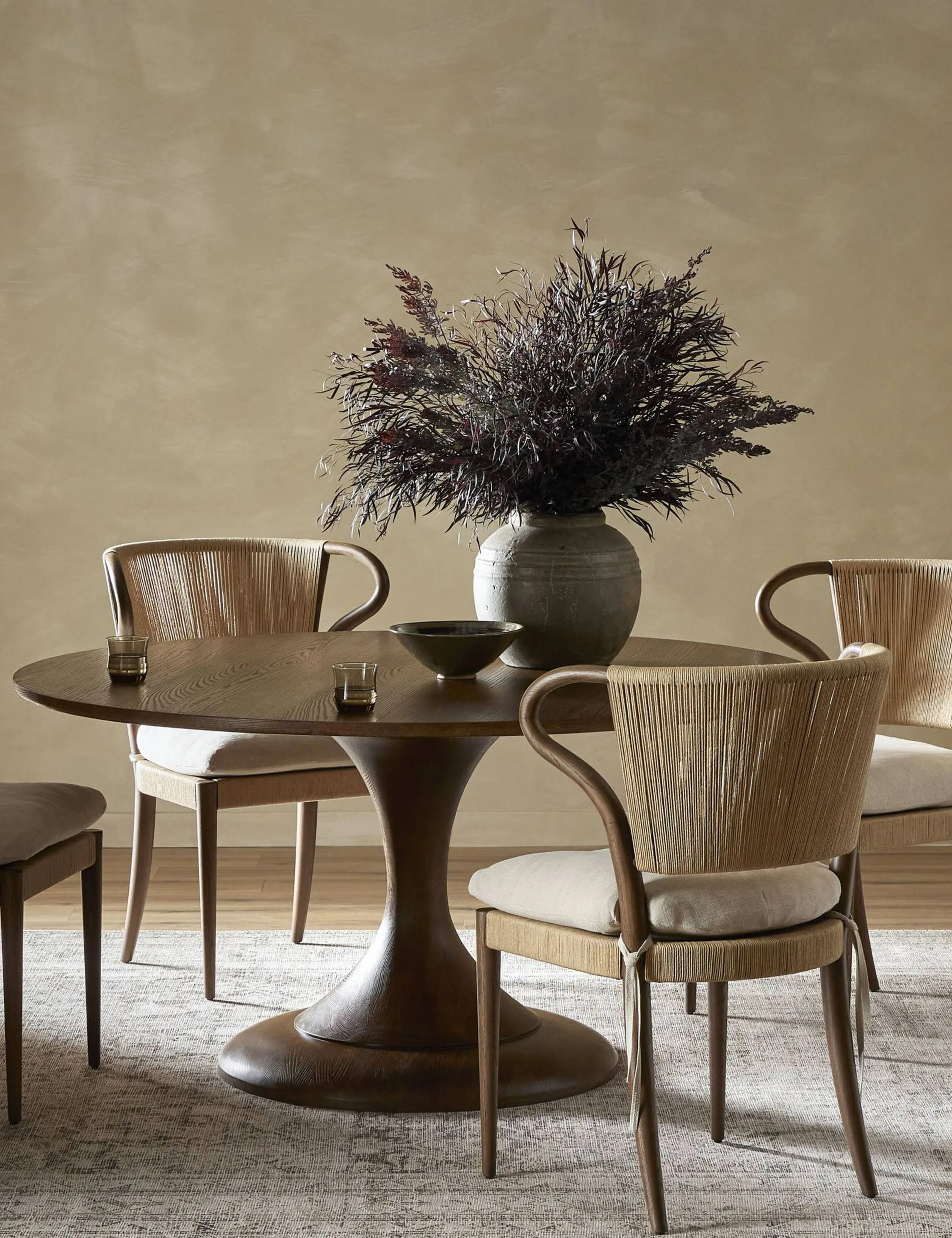 Eastman Round Dining Table by Amber Lewis x Four Hands Lulu and Georgia