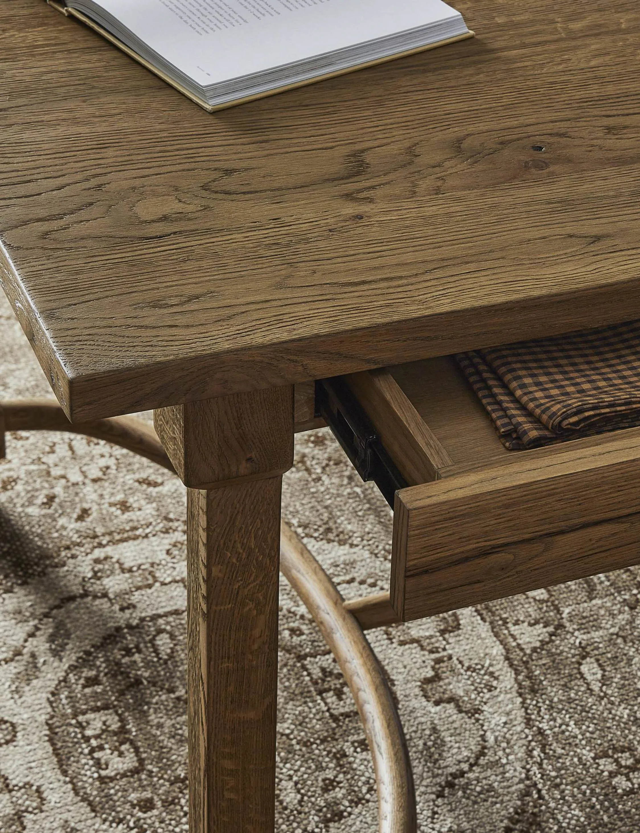 Edison Dining Table by Amber Lewis x Four Hands Lulu and Georgia