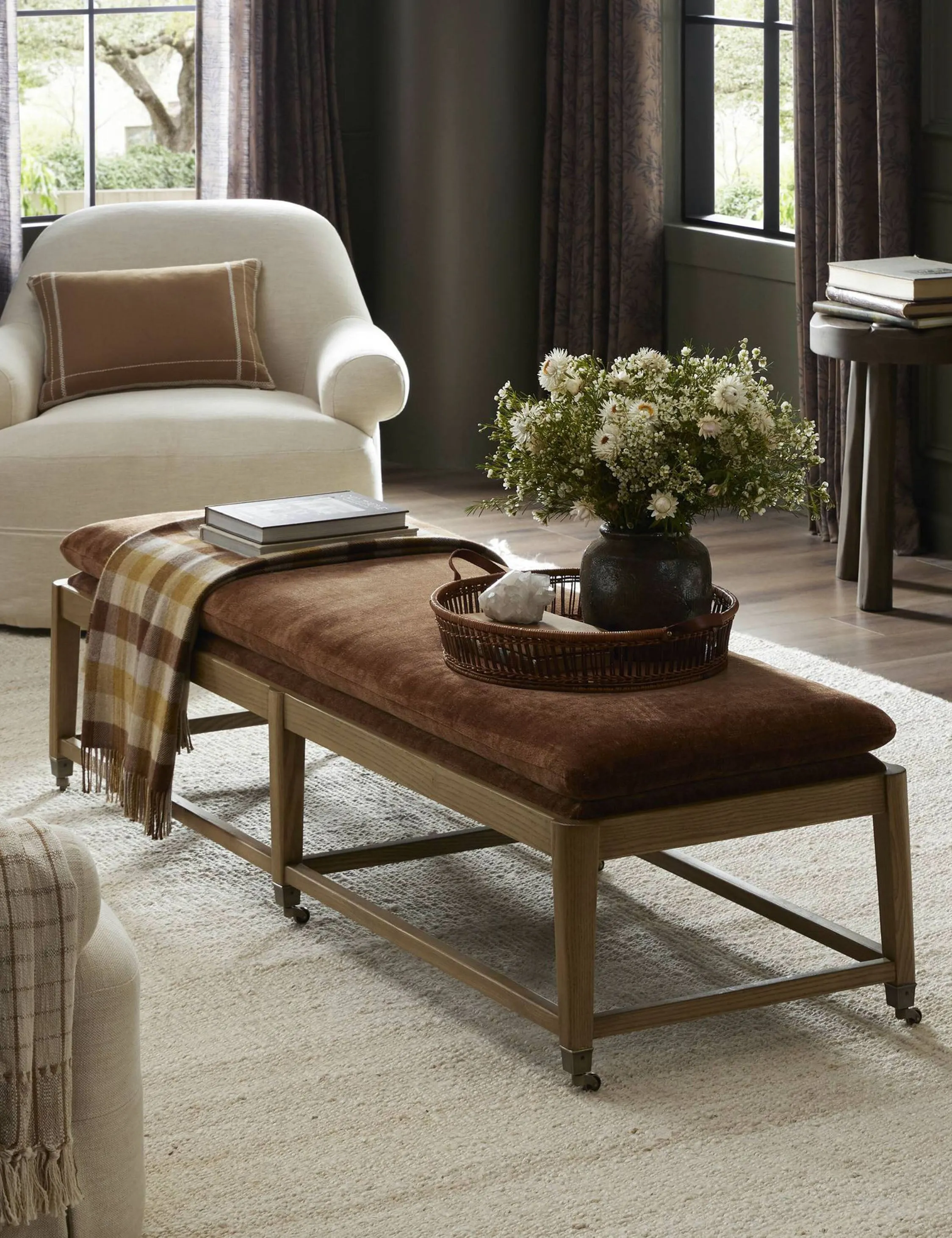 Eleanor Bench by Amber Lewis x Four Hands Lulu and Georgia