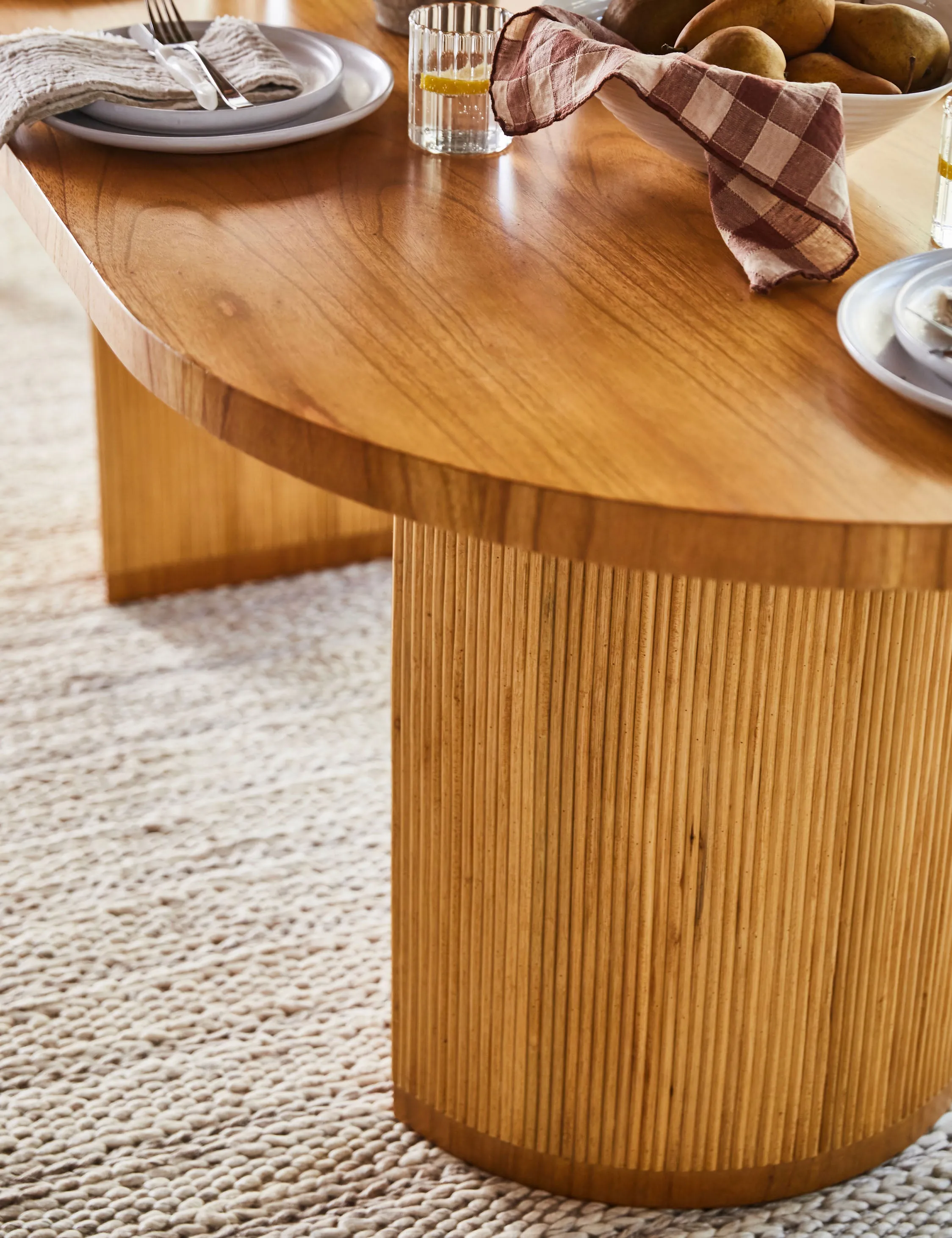Elvia Oval Dining Table Lulu and Georgia