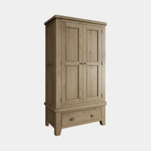 Farringdon - Combi Wardrobe In Oak Finish