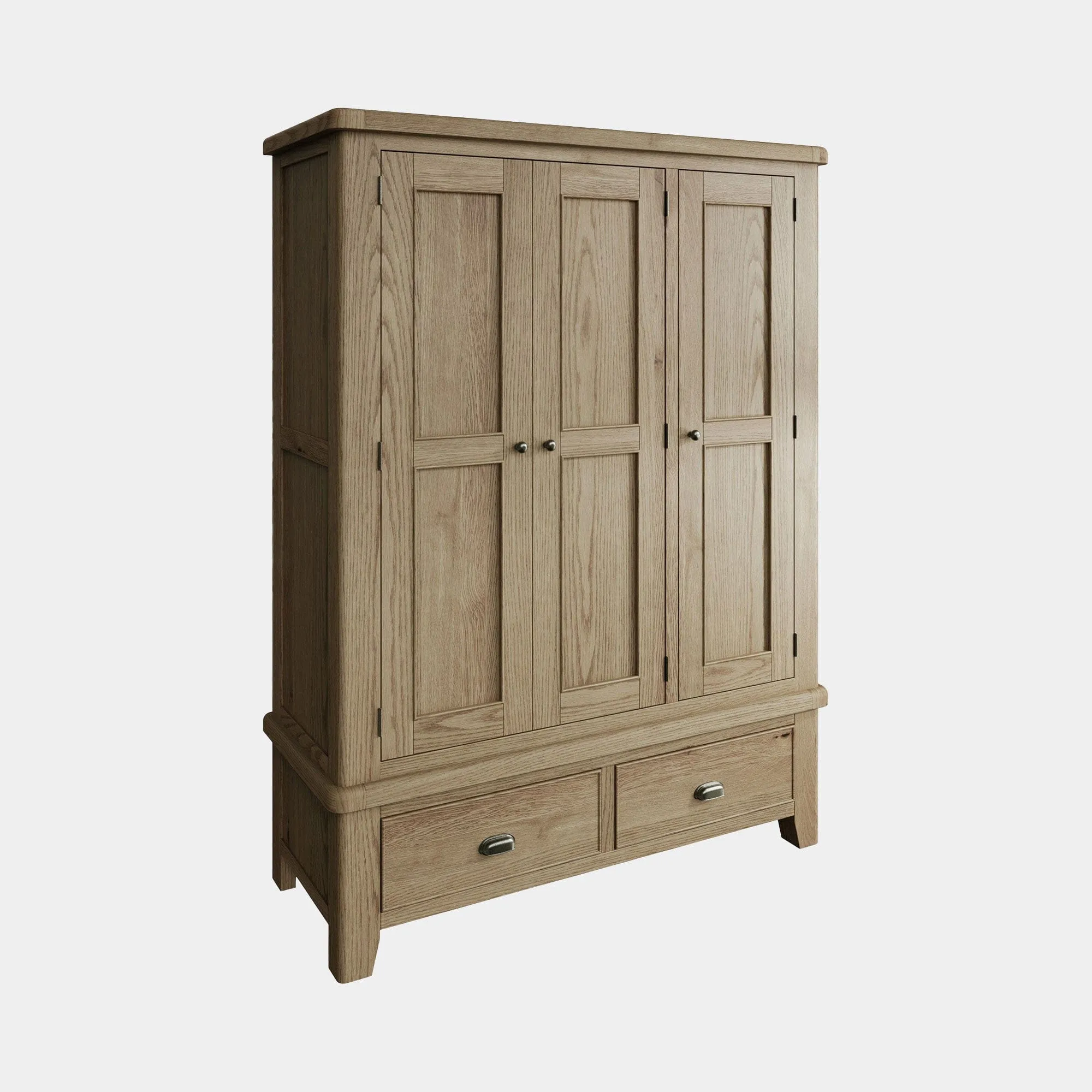 Farringdon - Combi Wardrobe In Oak Finish