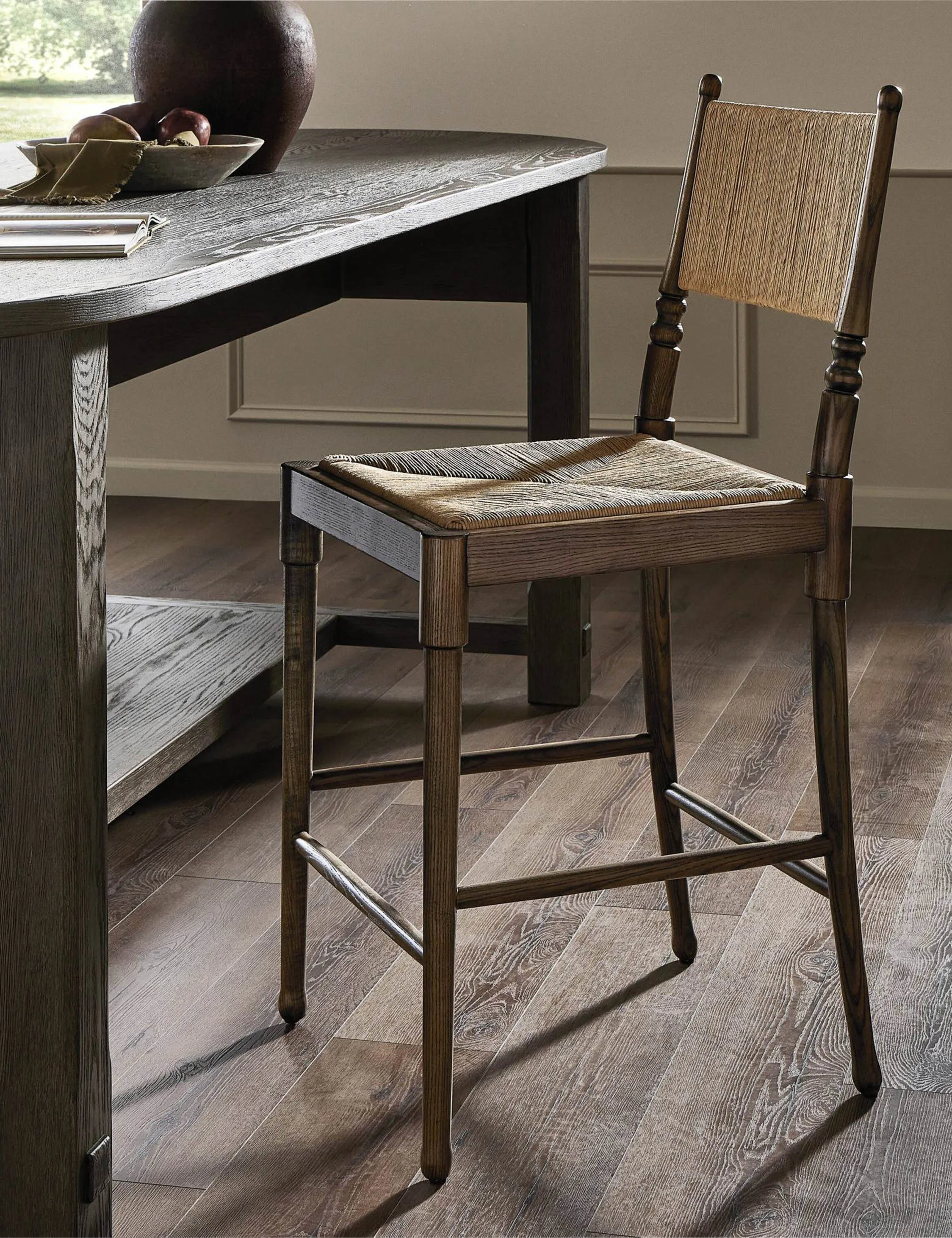 Fayth Bar and Counter Stool by Amber Lewis x Four Hands Lulu and Georgia