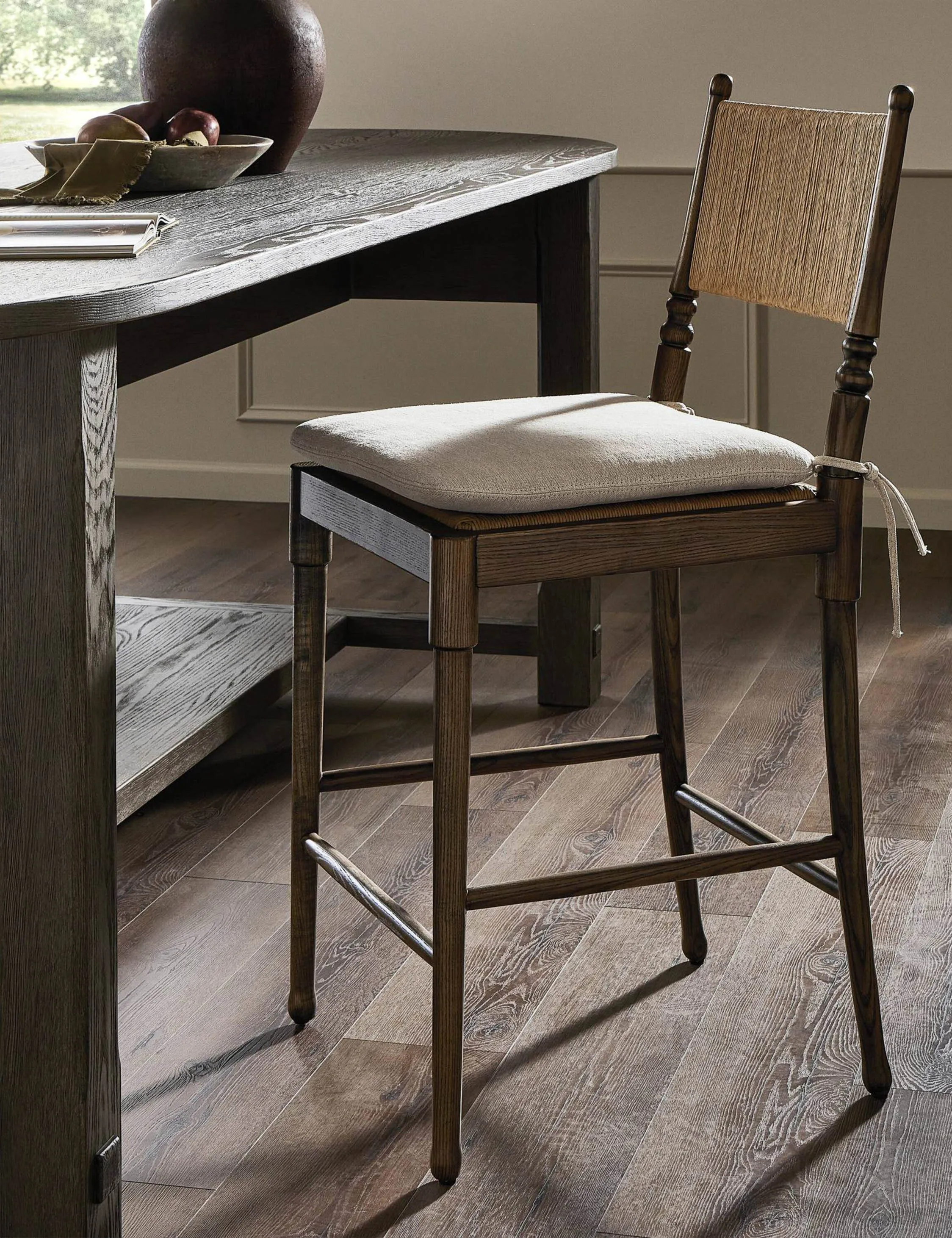 Fayth Bar and Counter Stool by Amber Lewis x Four Hands Lulu and Georgia