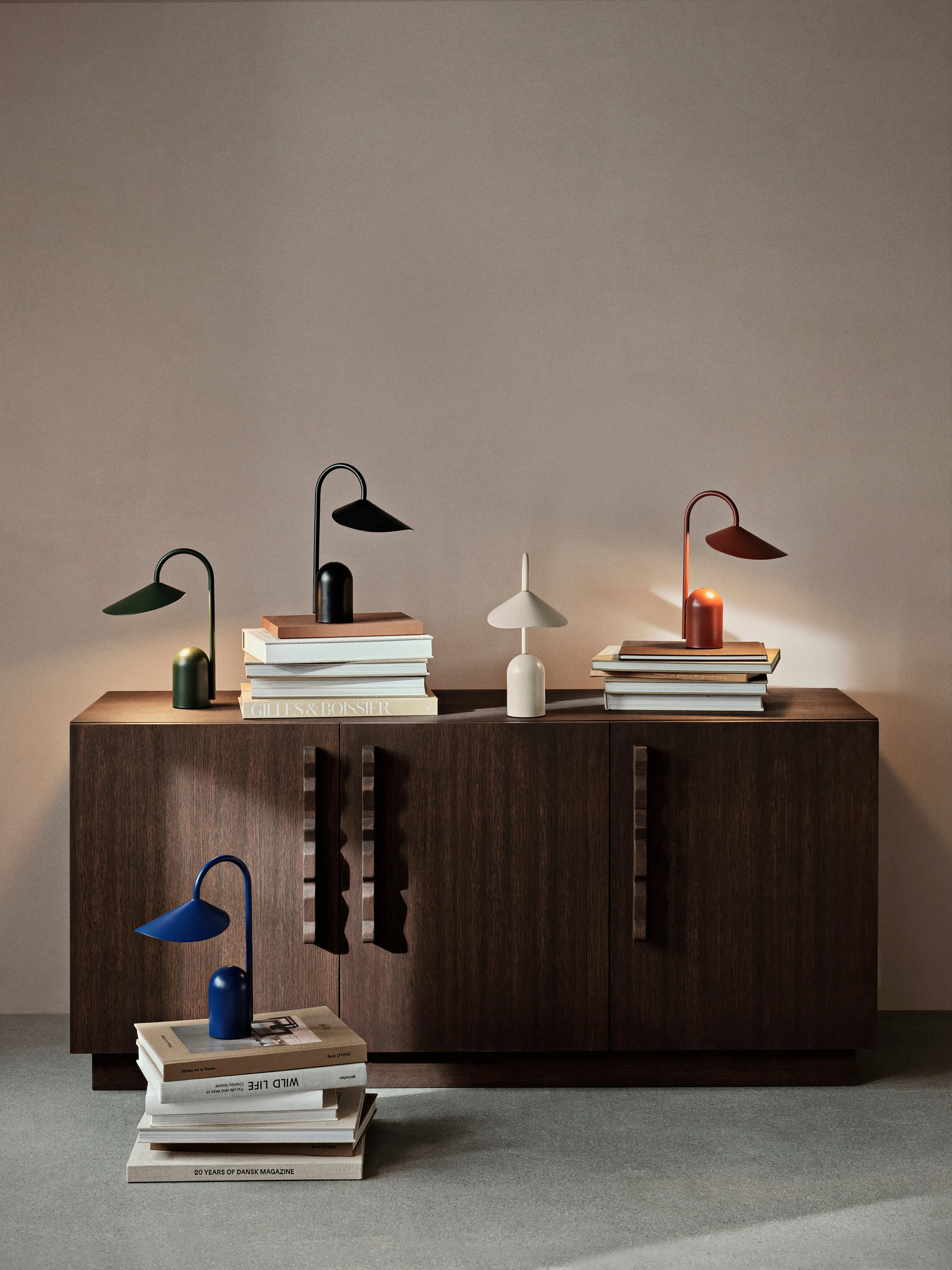 Ferm Living Arum Portable Lamp Black