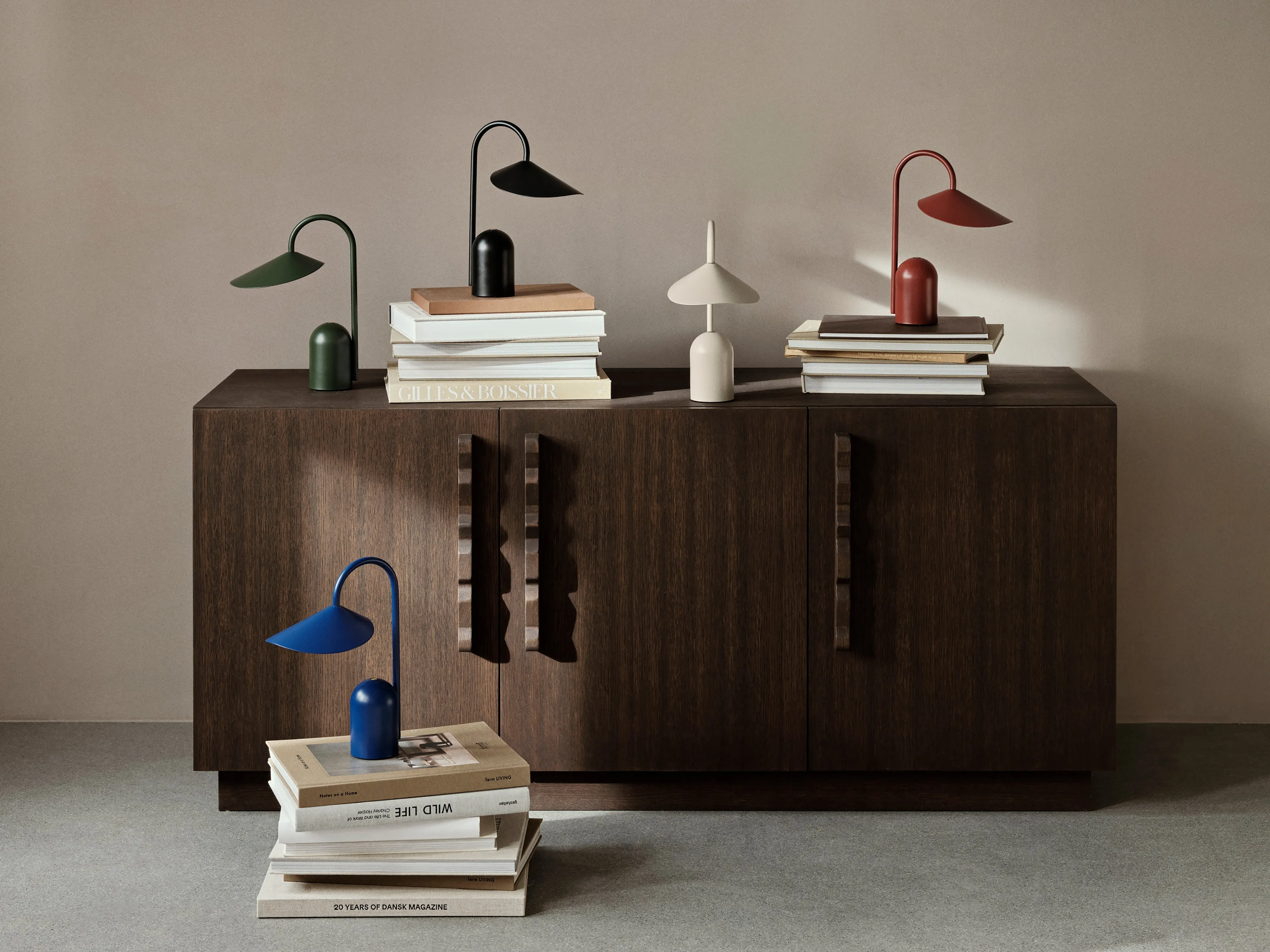 Ferm Living Arum Portable Lamp Black