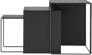 Ferm Living Cluster Table Black, 3pcs.