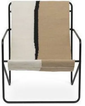 Ferm Living Desert Chair, Black/Soil